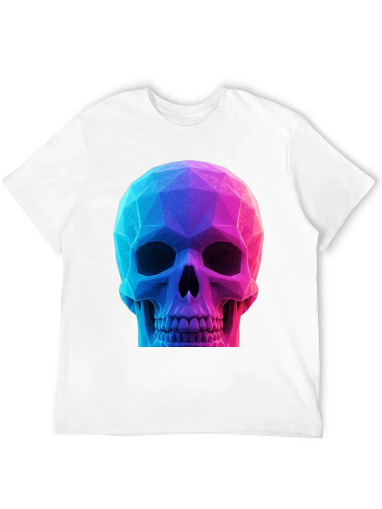 Geometric Skull Graphic T-Shirt