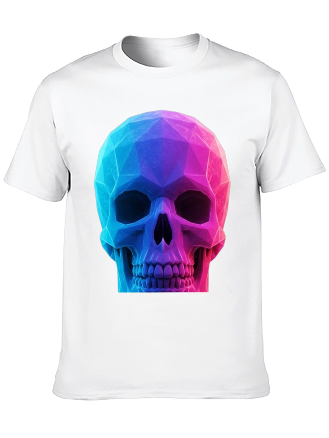Geometric Skull Graphic T-Shirt