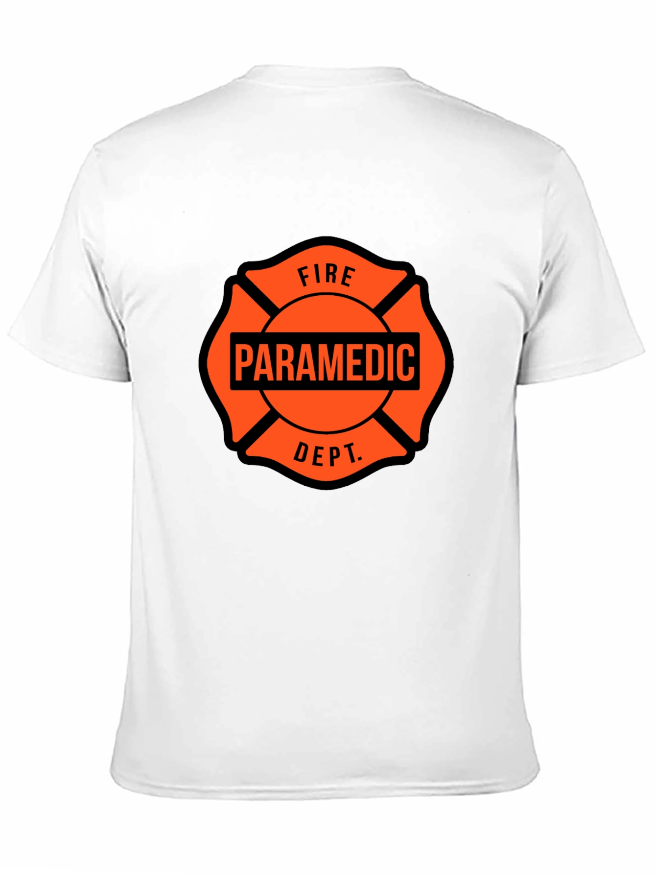 Paramedic Fire Dept. Maltese Cross T-Shirt