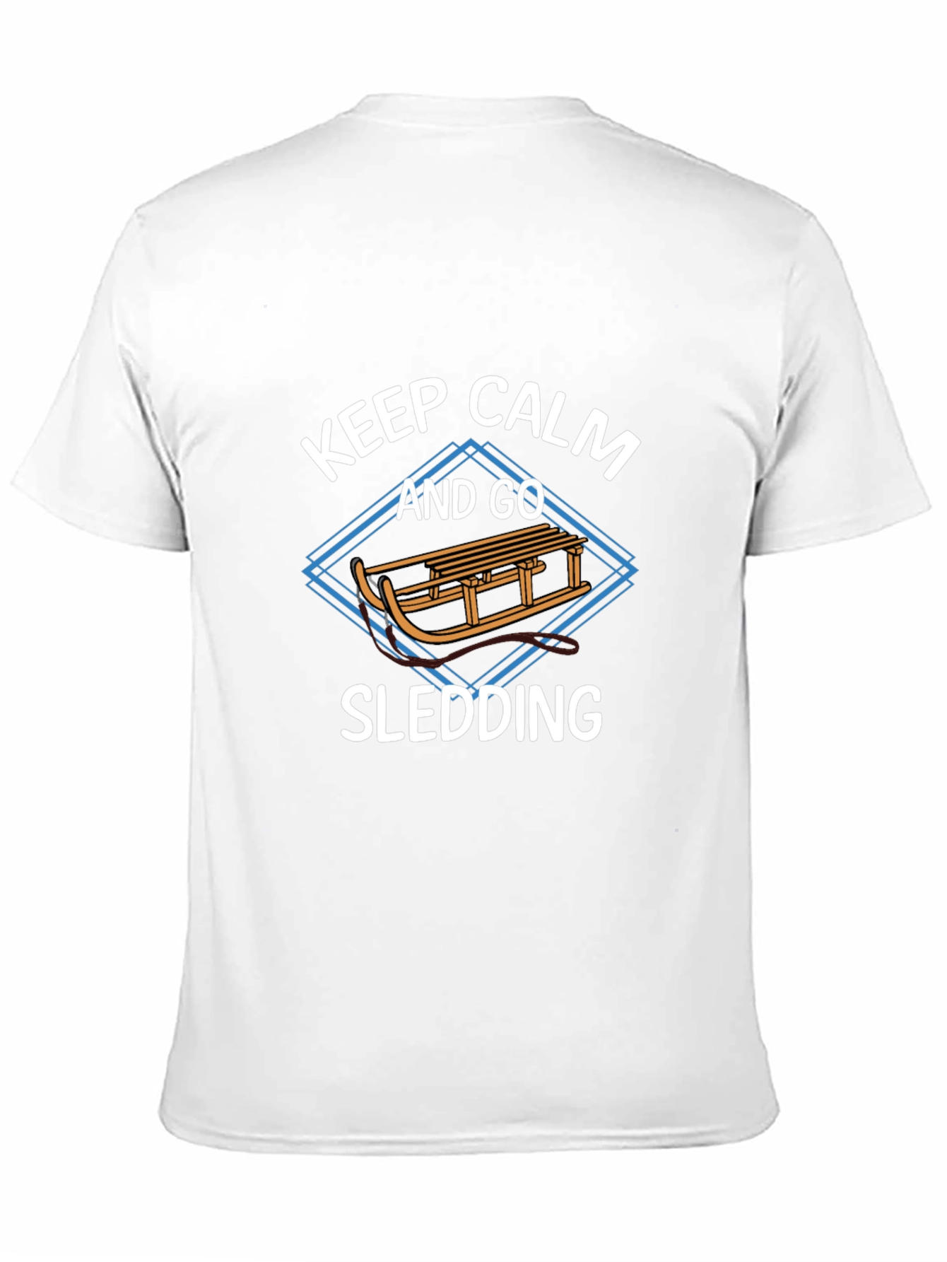 Keep Calm and Go Sledding Graphic Tee