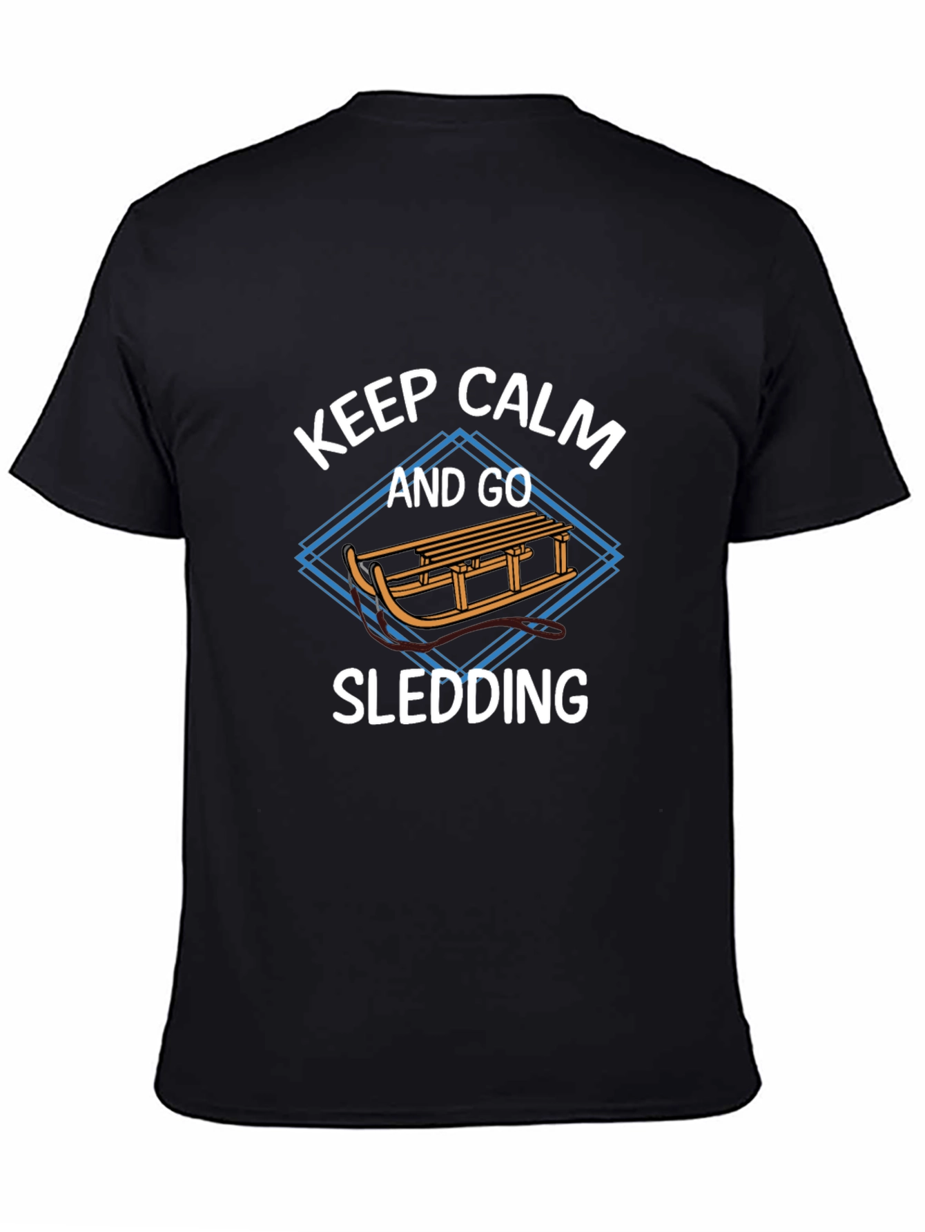 Keep Calm and Go Sledding Graphic Tee