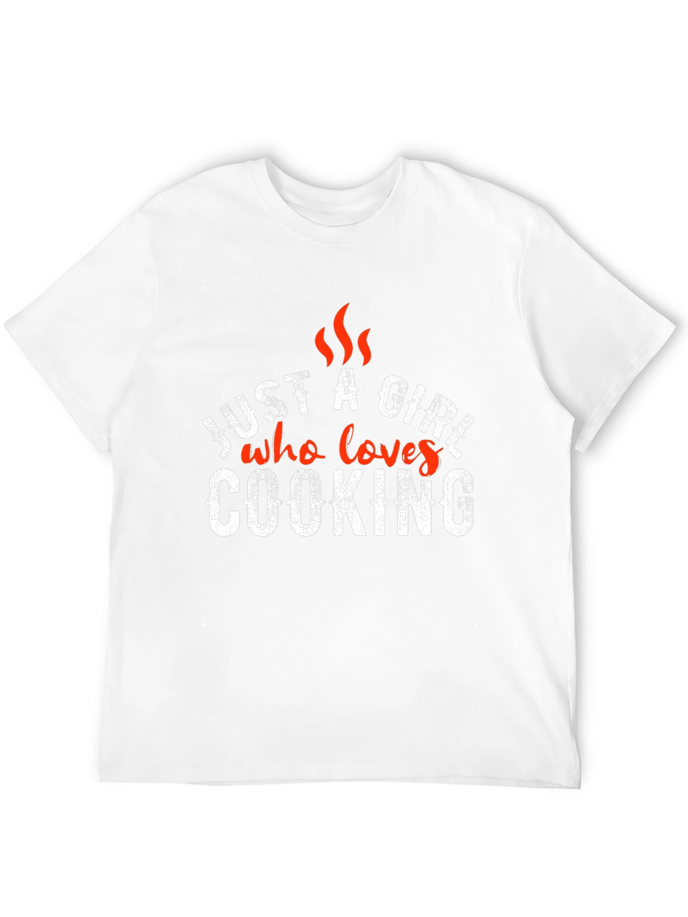 Just A Girl Who Loves Cooking - Novelty T-Shirt