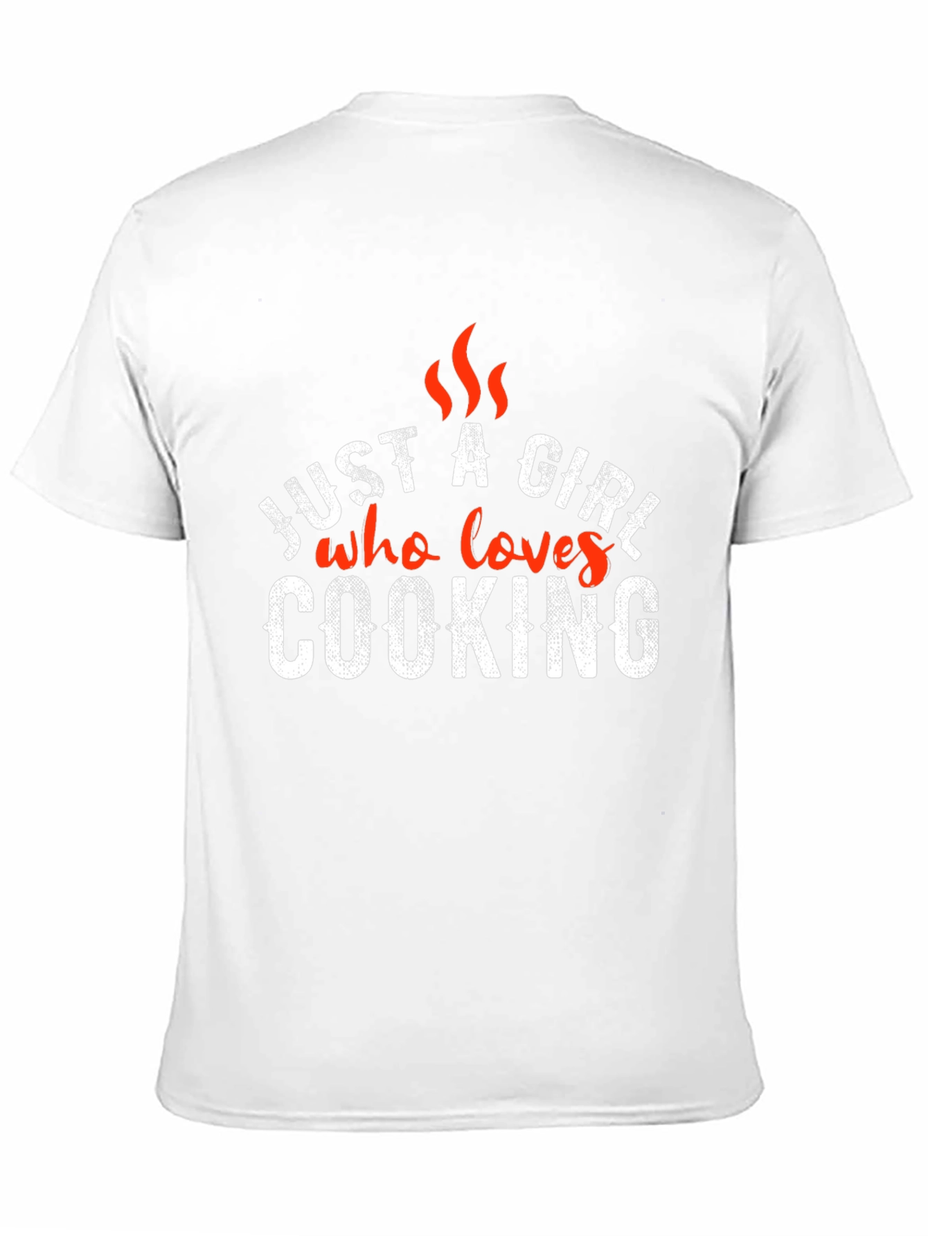 Just A Girl Who Loves Cooking - Novelty T-Shirt