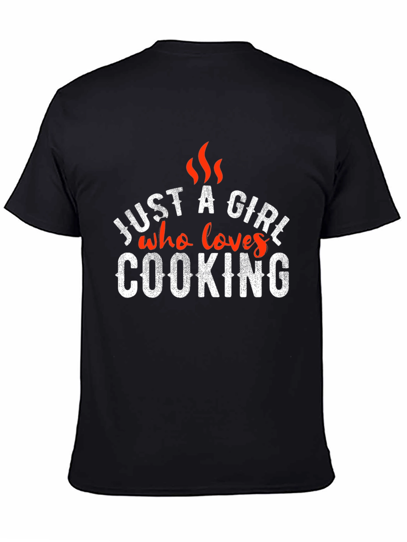 Just A Girl Who Loves Cooking - Novelty T-Shirt