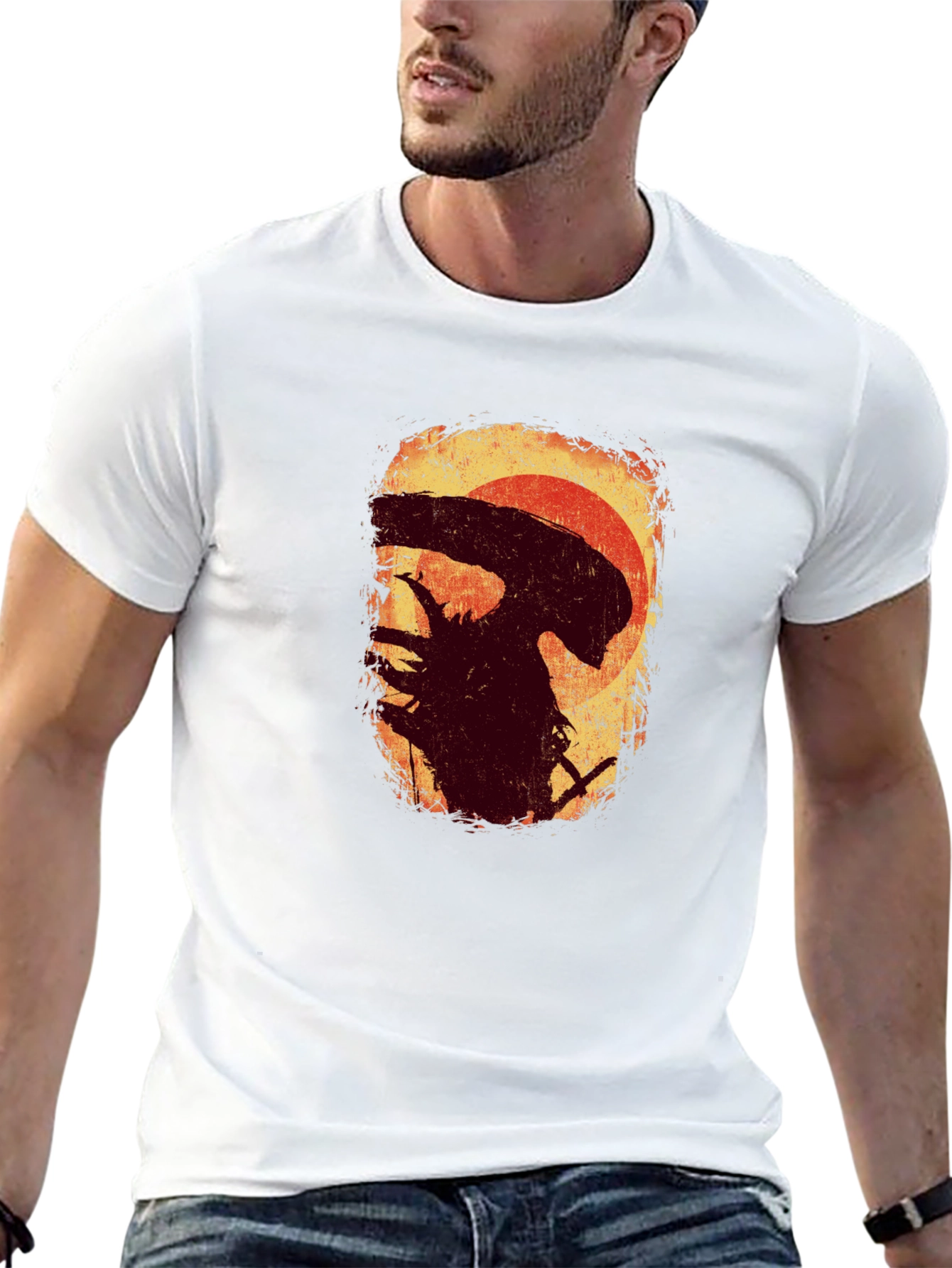 Alien Silhouette T-Shirt - Sci-Fi Graphic Tee