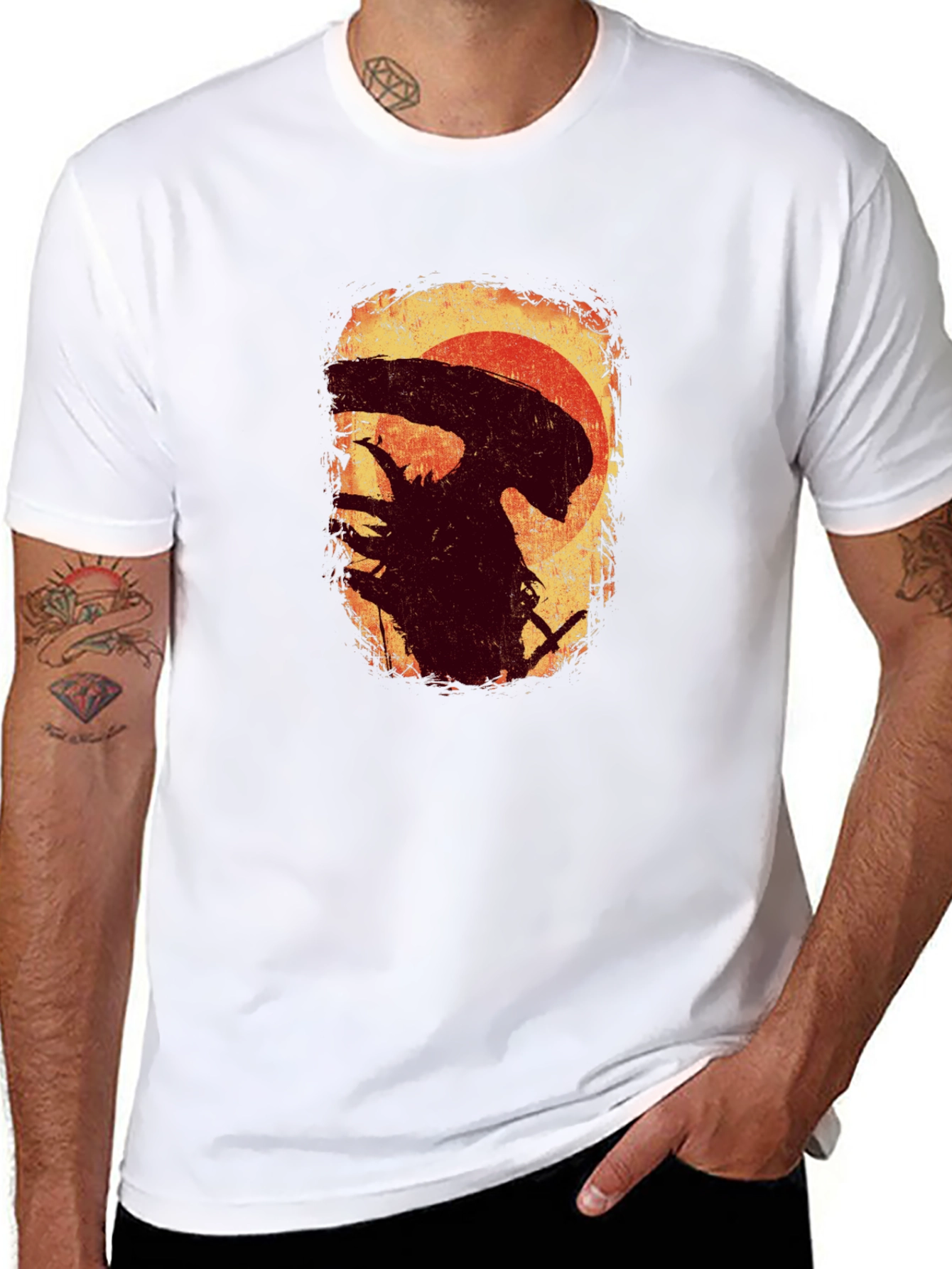 Alien Silhouette T-Shirt - Sci-Fi Graphic Tee