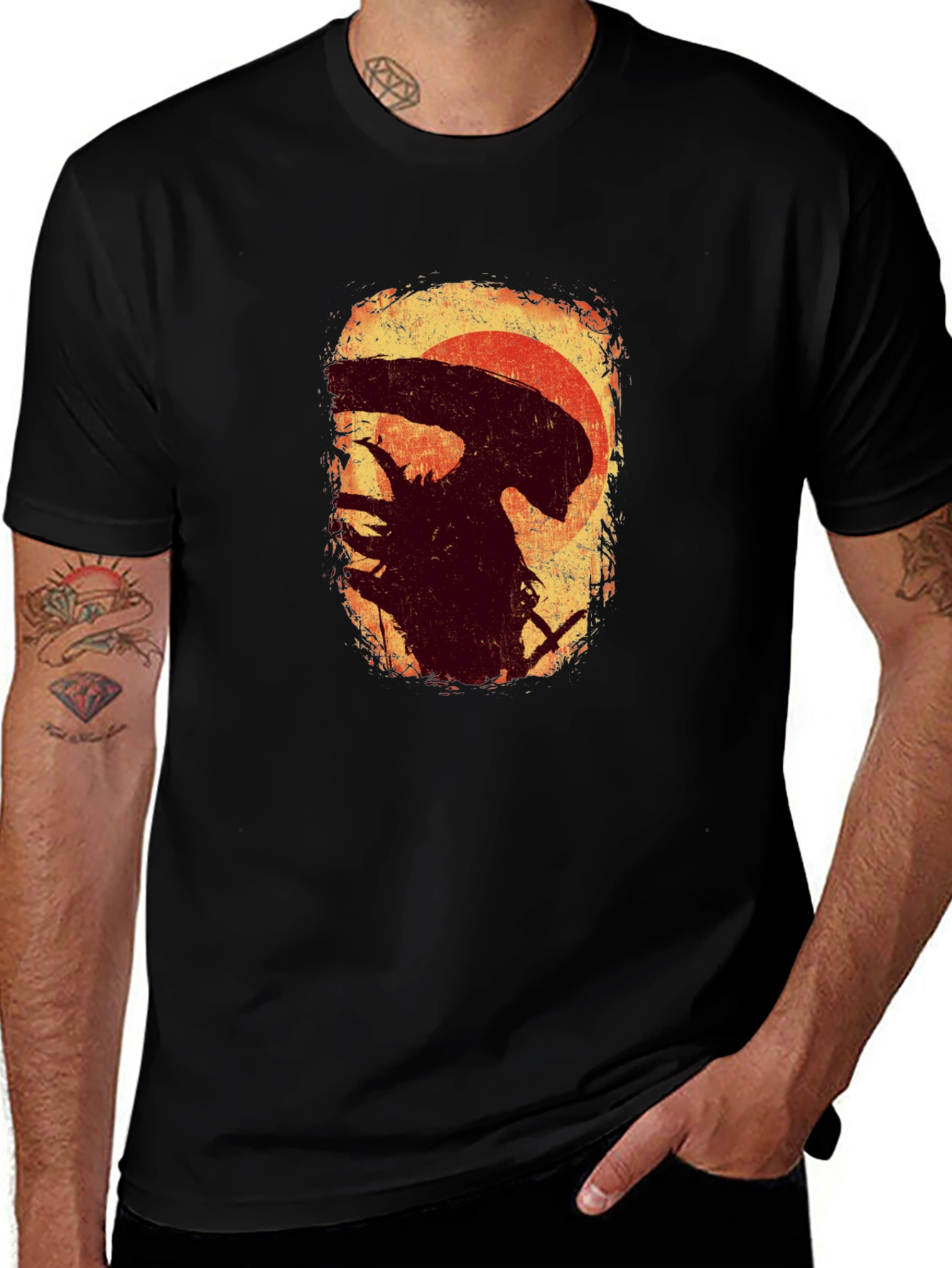 Alien Silhouette T-Shirt - Sci-Fi Graphic Tee