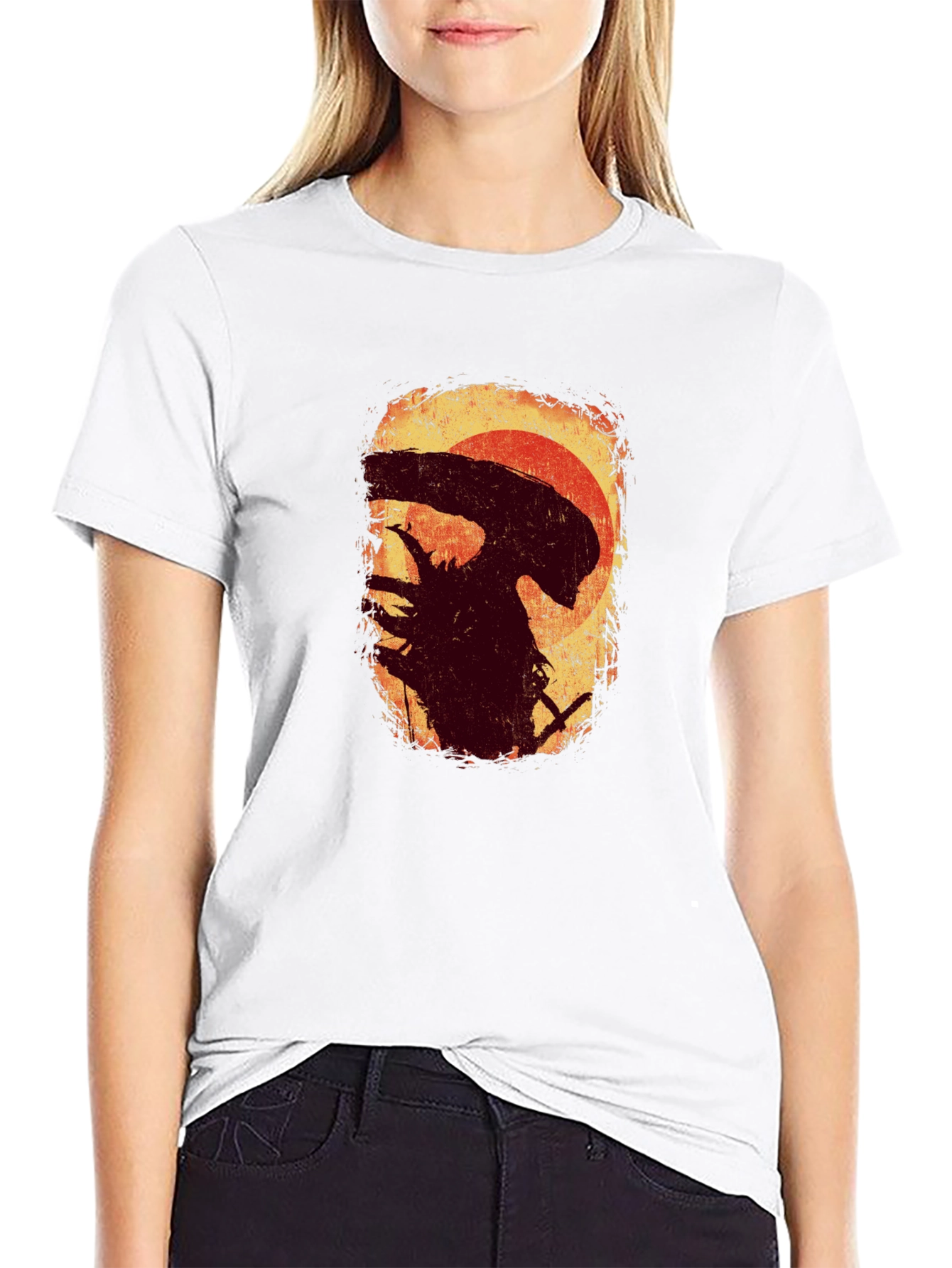 Alien Silhouette T-Shirt - Sci-Fi Graphic Tee