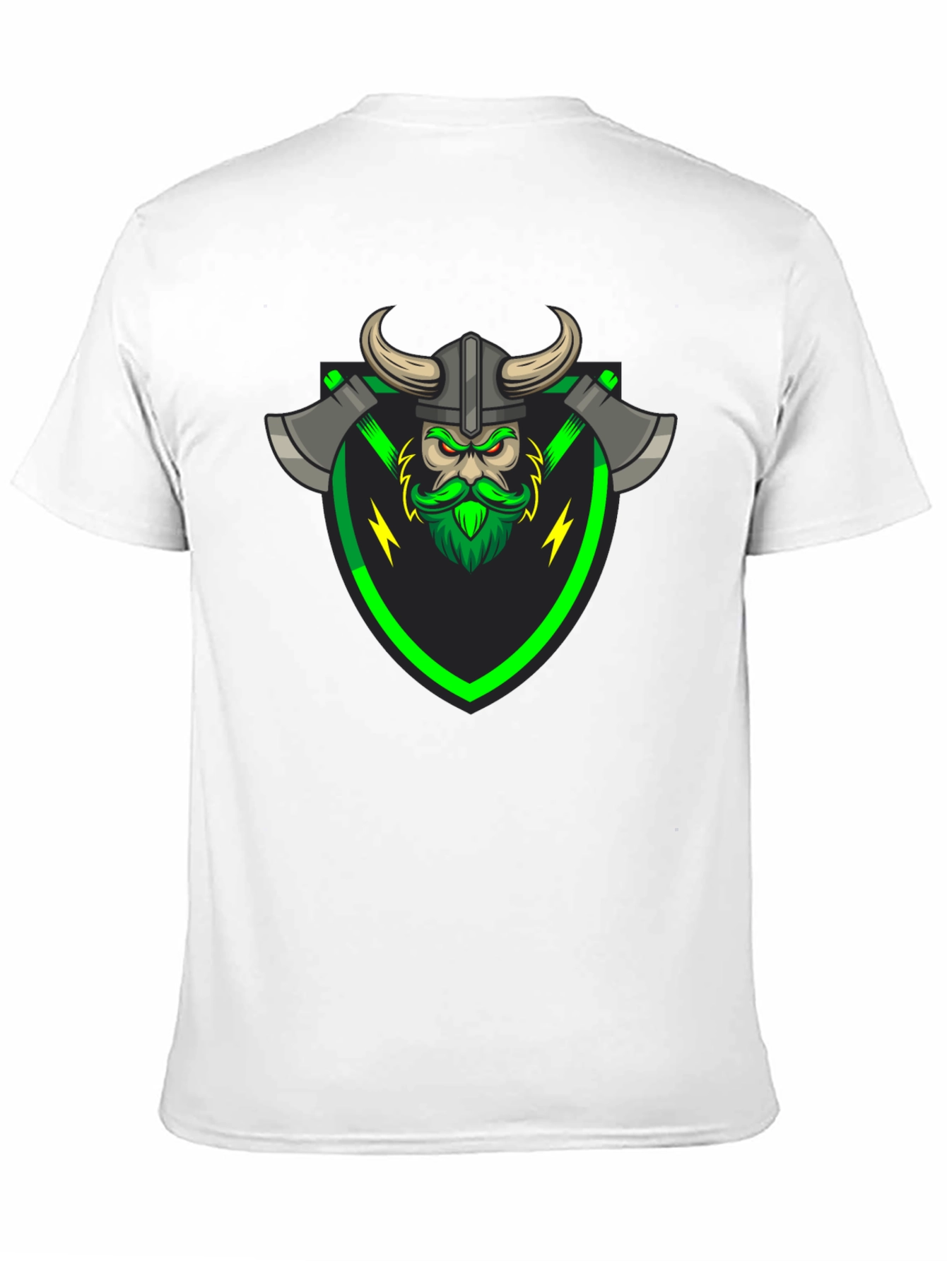 Viking Warrior Graphic Tee - Black T-Shirt