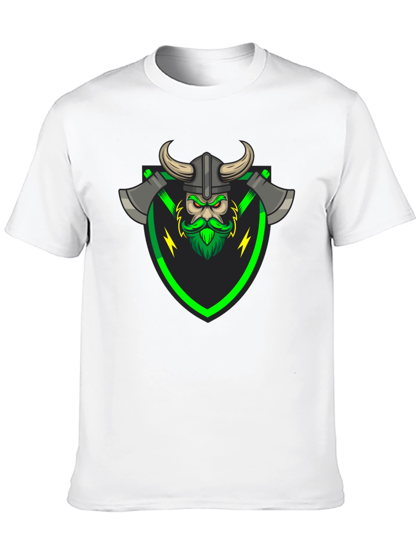 Viking Warrior Graphic Tee - Black T-Shirt