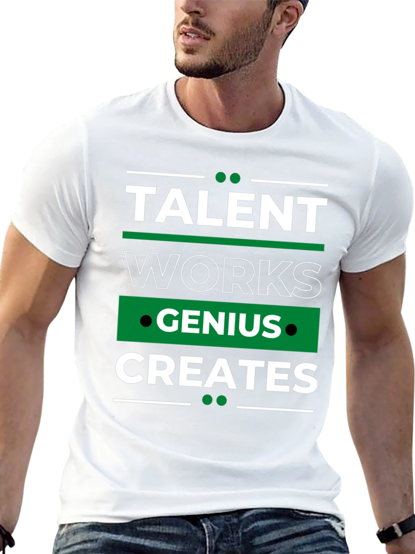 Talent Works Genius Creates T-Shirt