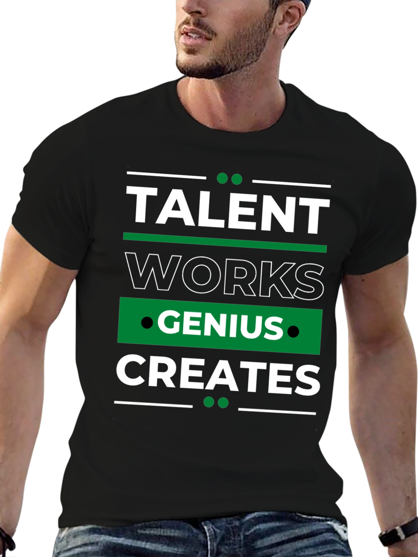 Talent Works Genius Creates T-Shirt