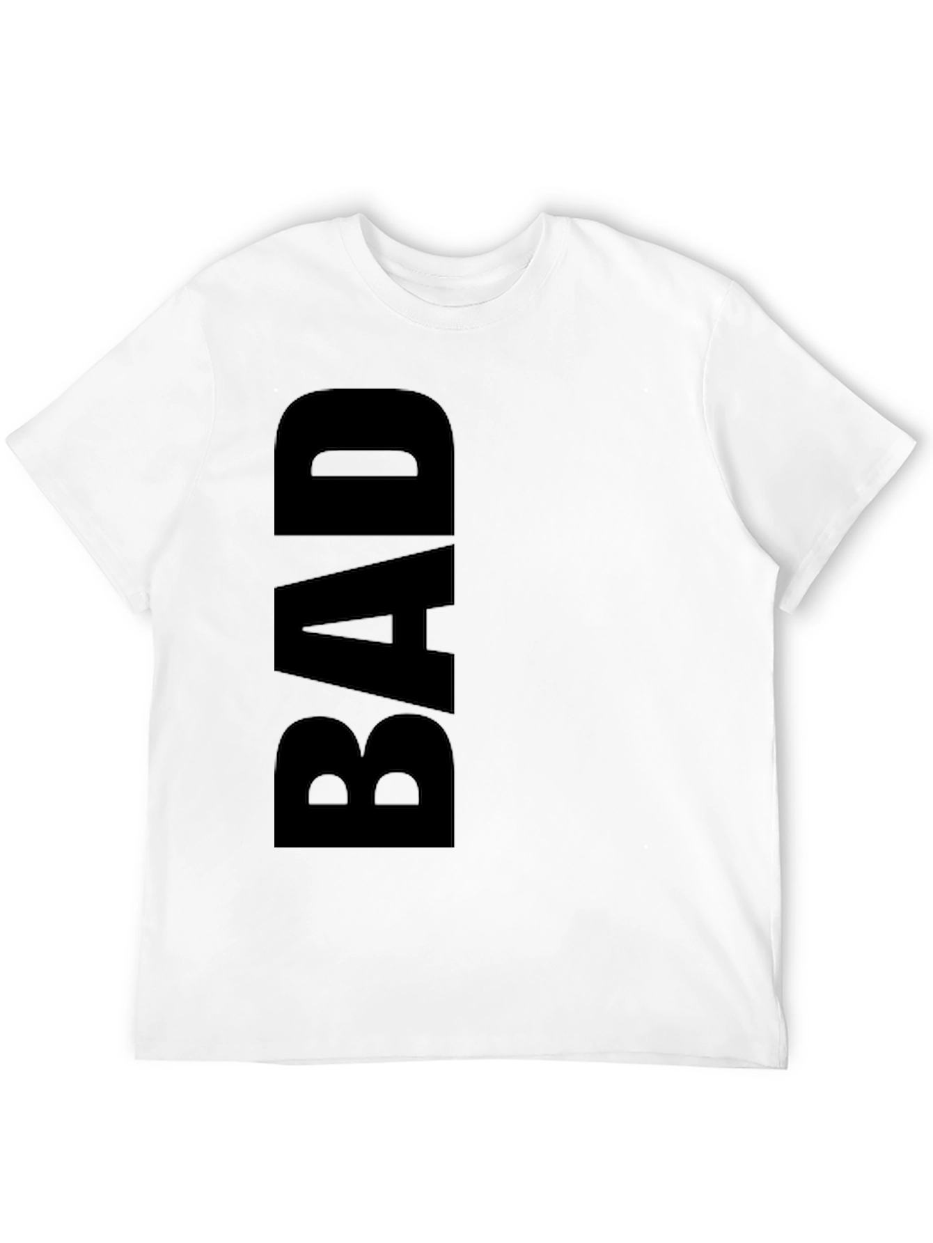 Black BAD Graphic Tee - Trendy Casual Wear