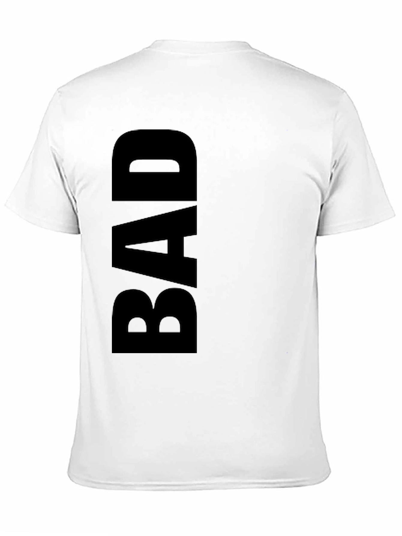 Black BAD Graphic Tee - Trendy Casual Wear