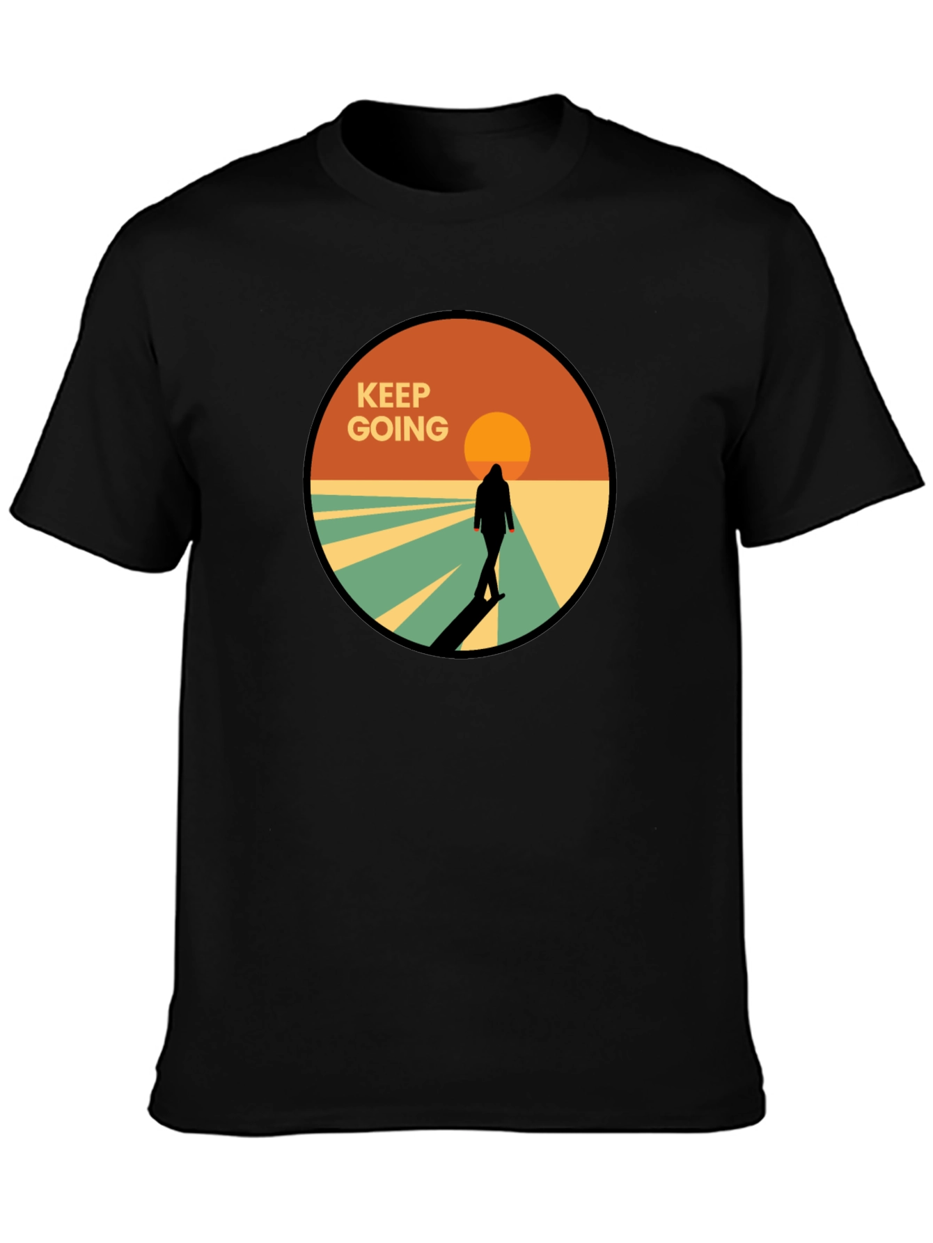 Keep Going Graphic Tee - Motivational T-Shirt