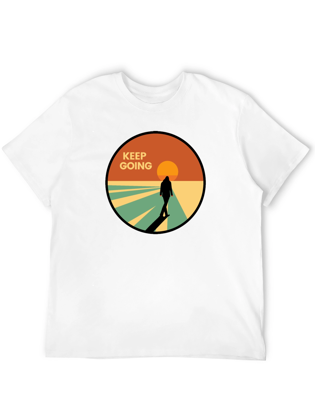 Keep Going Graphic Tee - Motivational T-Shirt