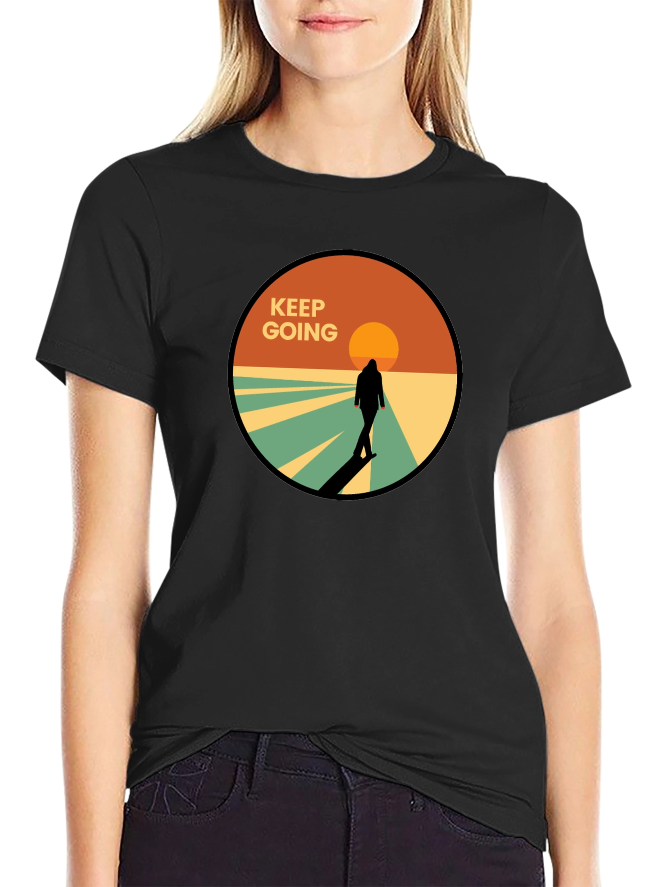 Keep Going Graphic Tee - Motivational T-Shirt