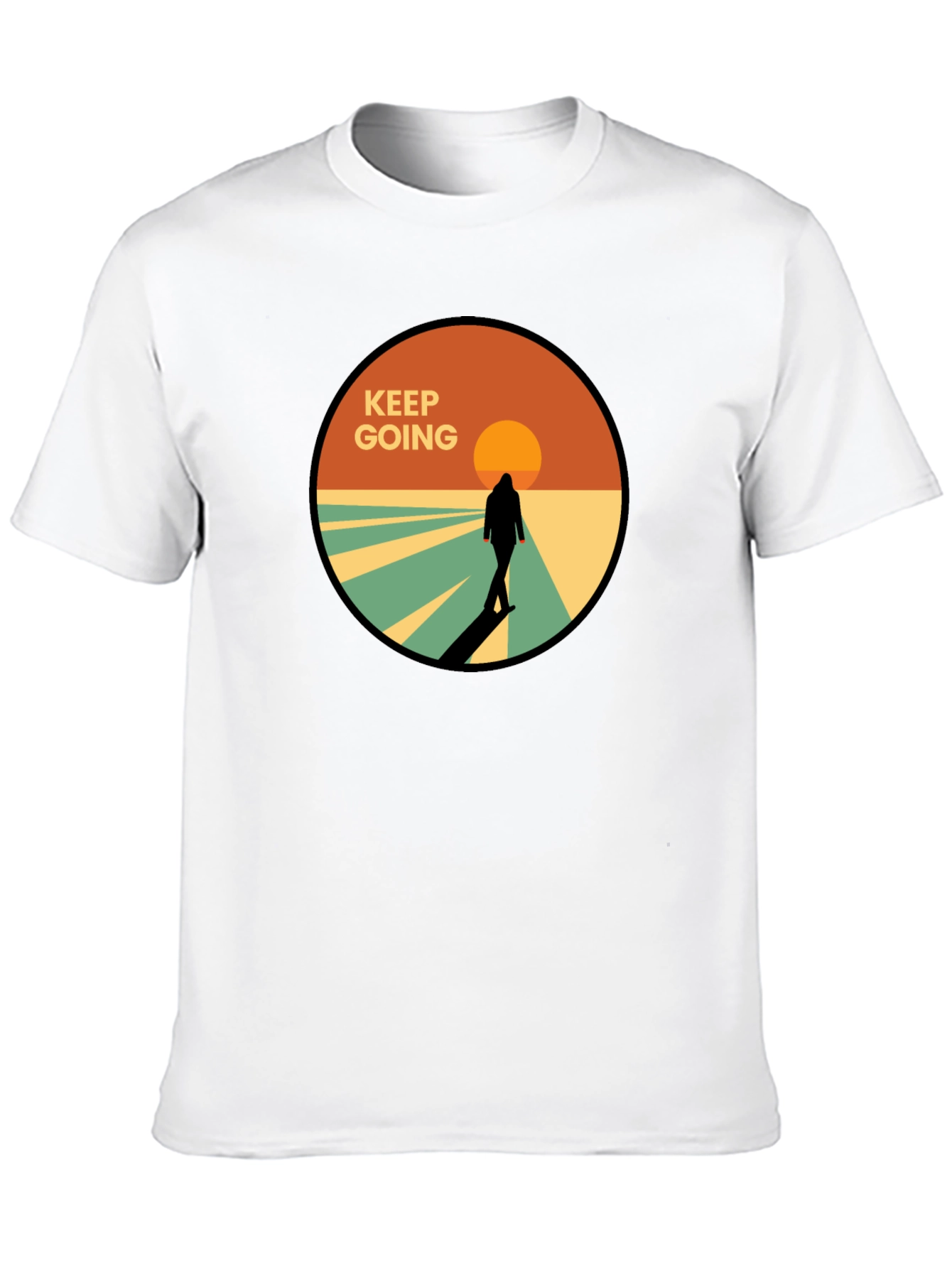 Keep Going Graphic Tee - Motivational T-Shirt