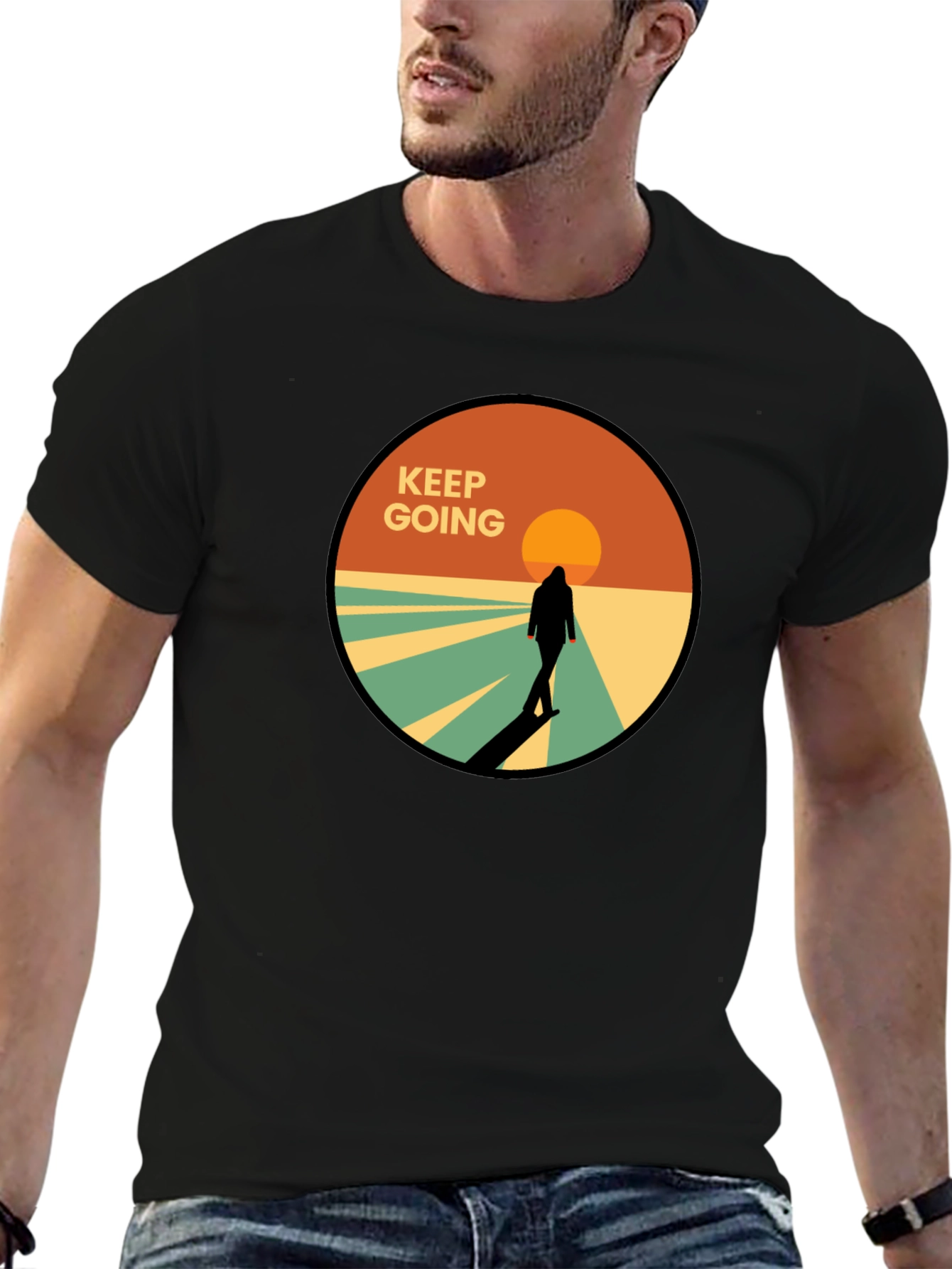 Keep Going Graphic Tee - Motivational T-Shirt