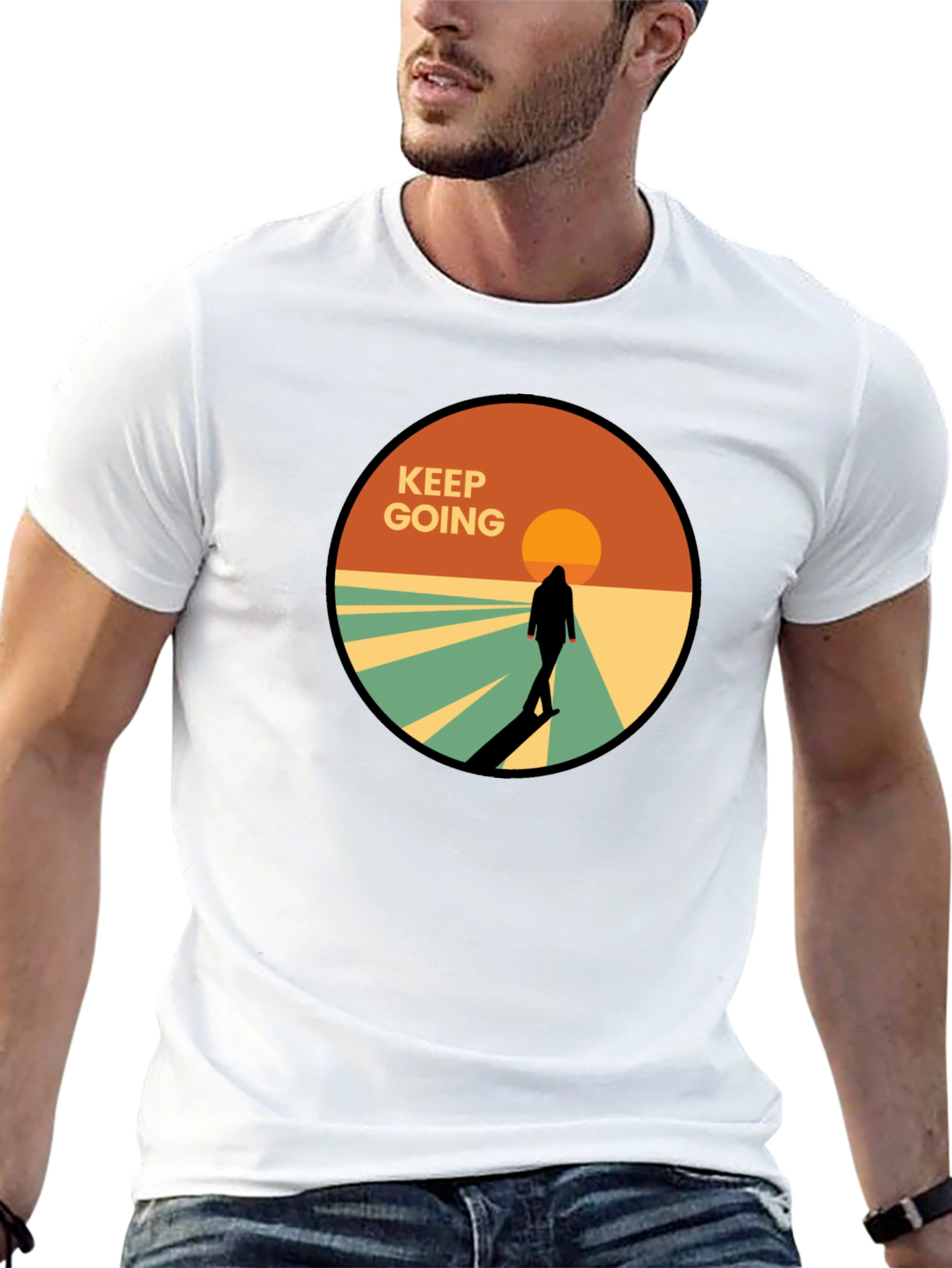 Keep Going Graphic Tee - Motivational T-Shirt