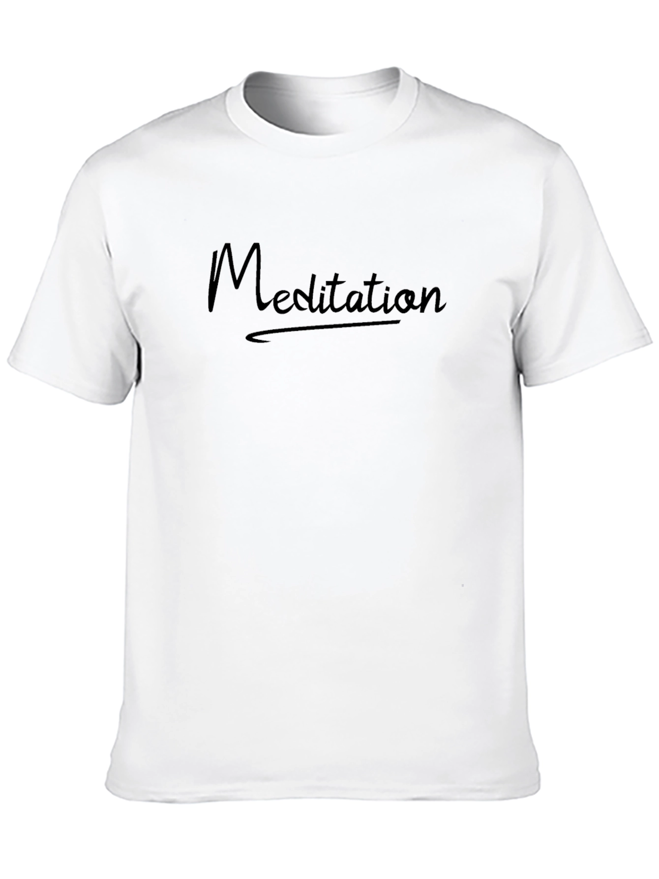 Meditation T-Shirt - Relaxed Fit - Black