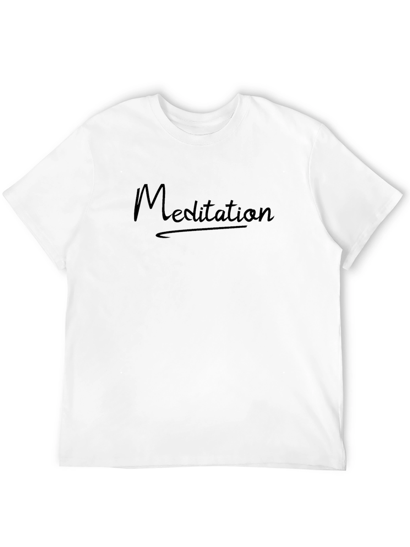 Meditation T-Shirt - Relaxed Fit - Black