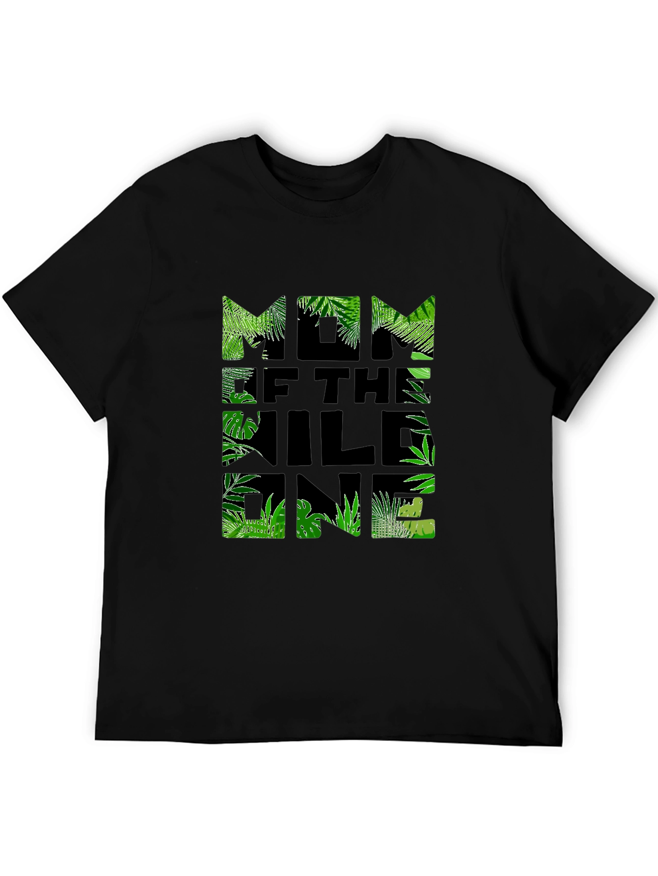 Wild One Mom T-Shirt - Jungle Print
