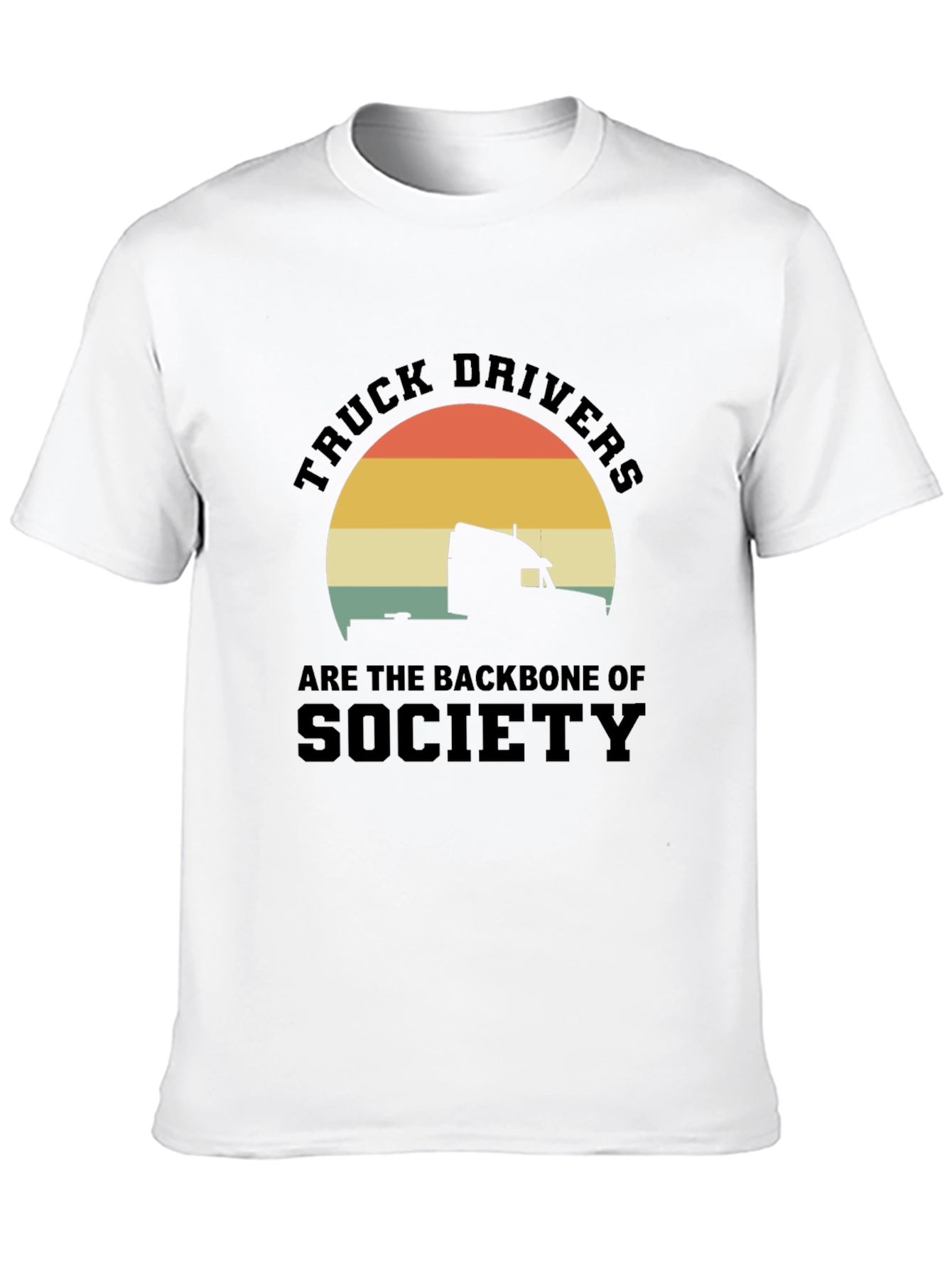 Truck Driver Backbone T-Shirt