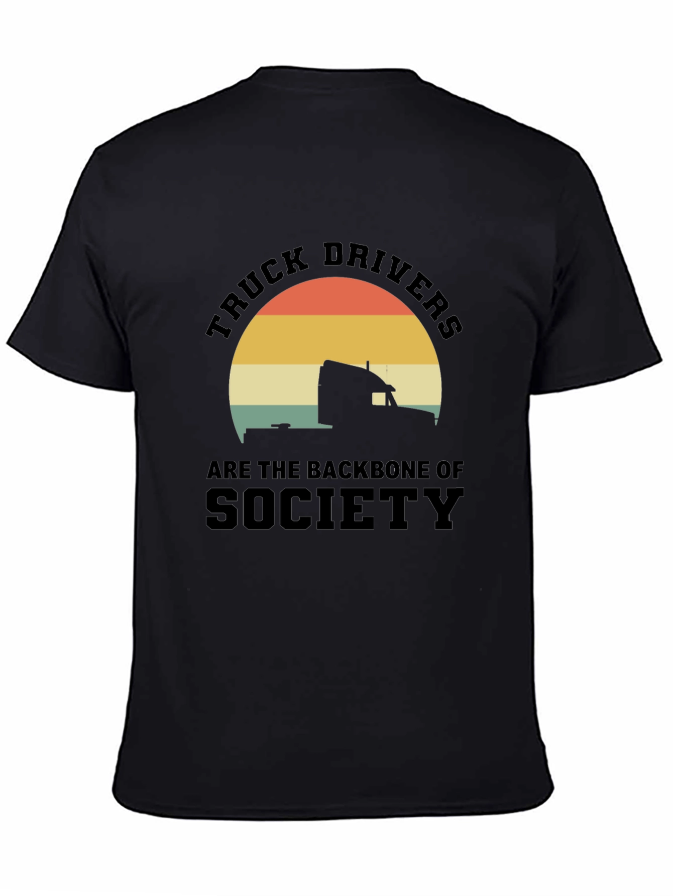 Truck Driver Backbone T-Shirt