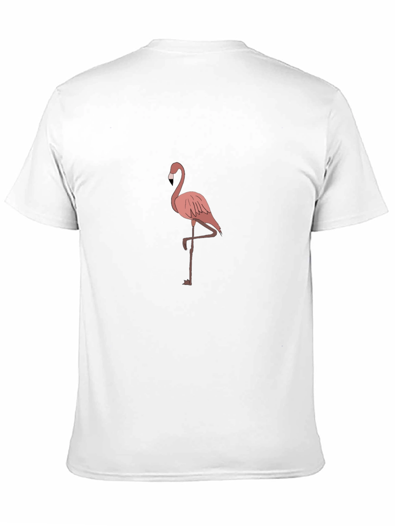 Flamingo Graphic Tee - Black Casual T-Shirt