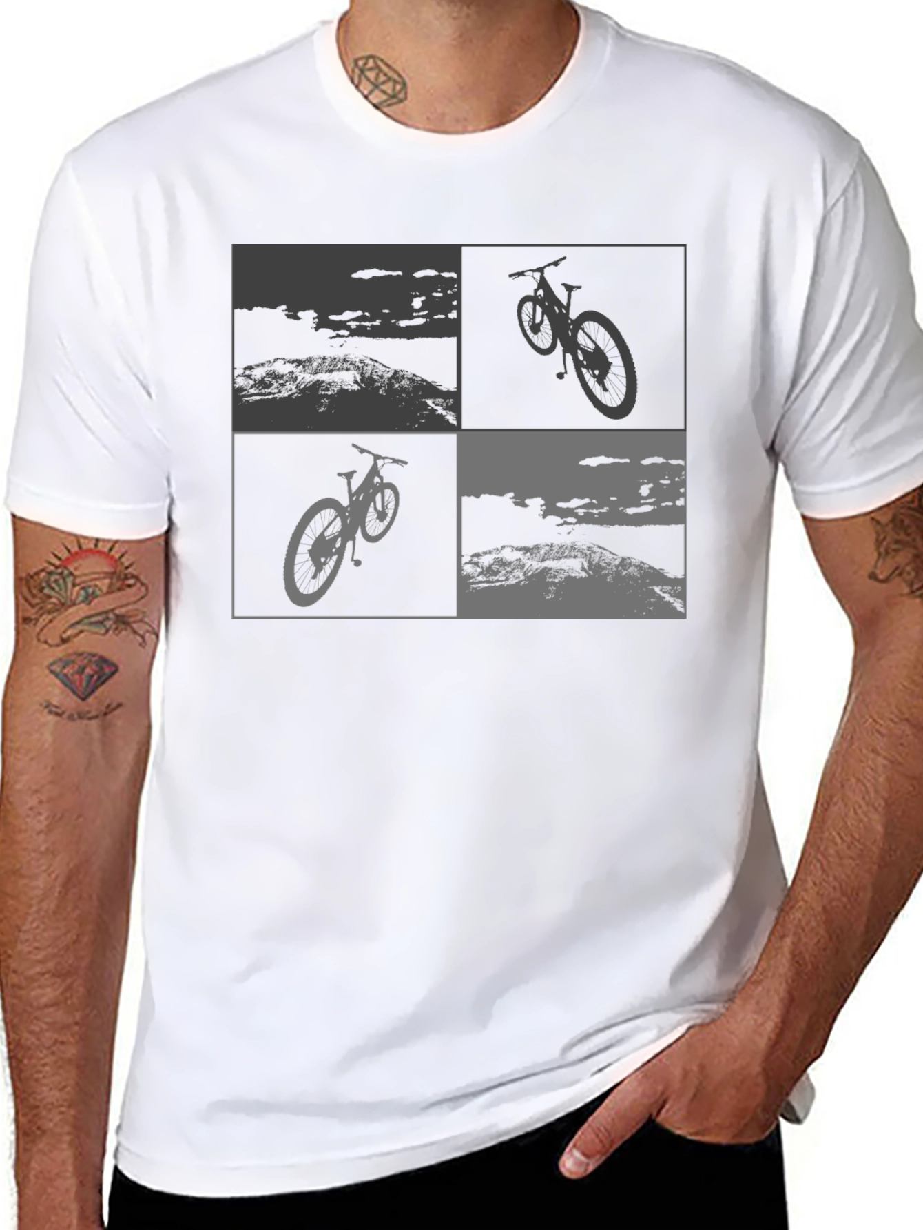 Mountain Bike Graphic Tee - Ride in Style
