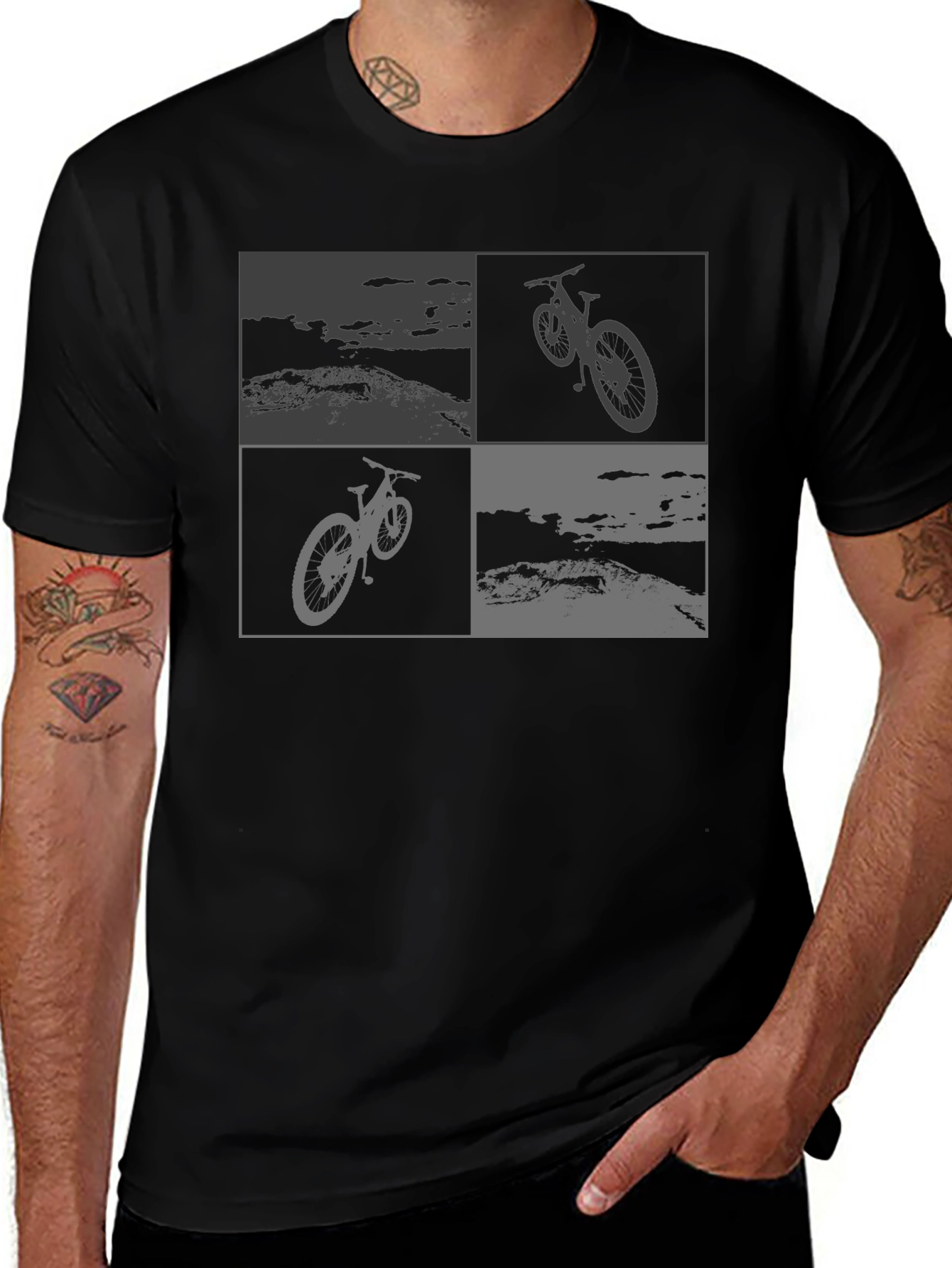Mountain Bike Graphic Tee - Ride in Style