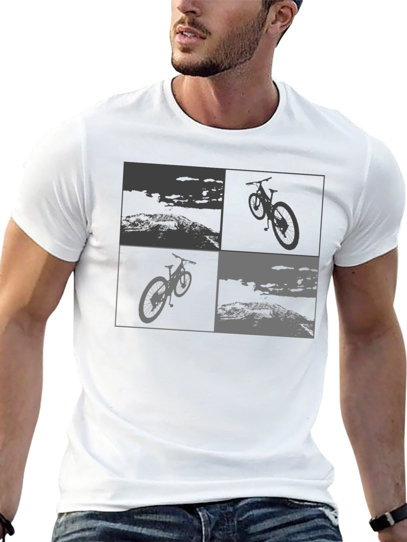 Mountain Bike Graphic Tee - Ride in Style