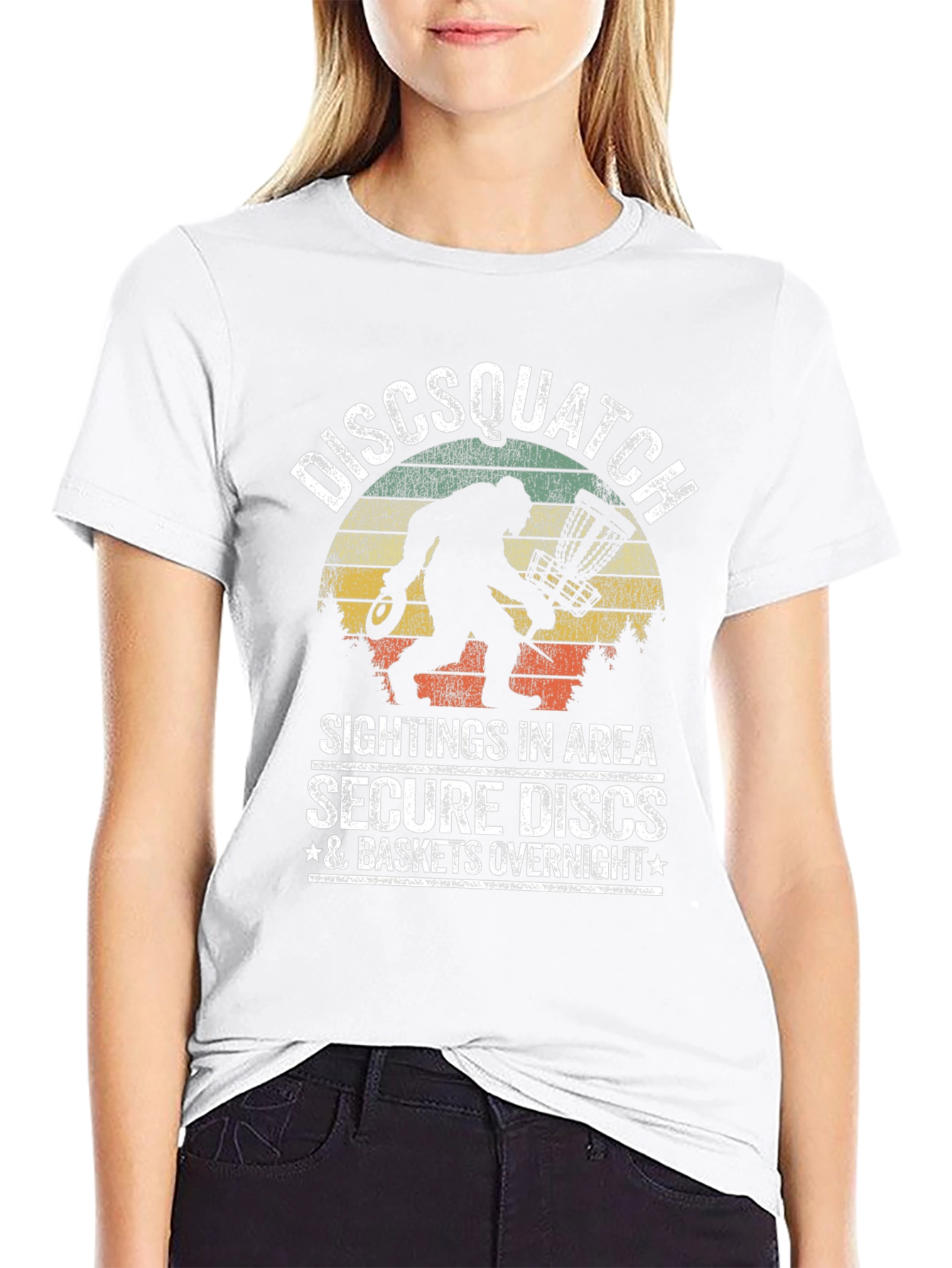 Discsquatch Graphic T-Shirt - Secure Your Discs!