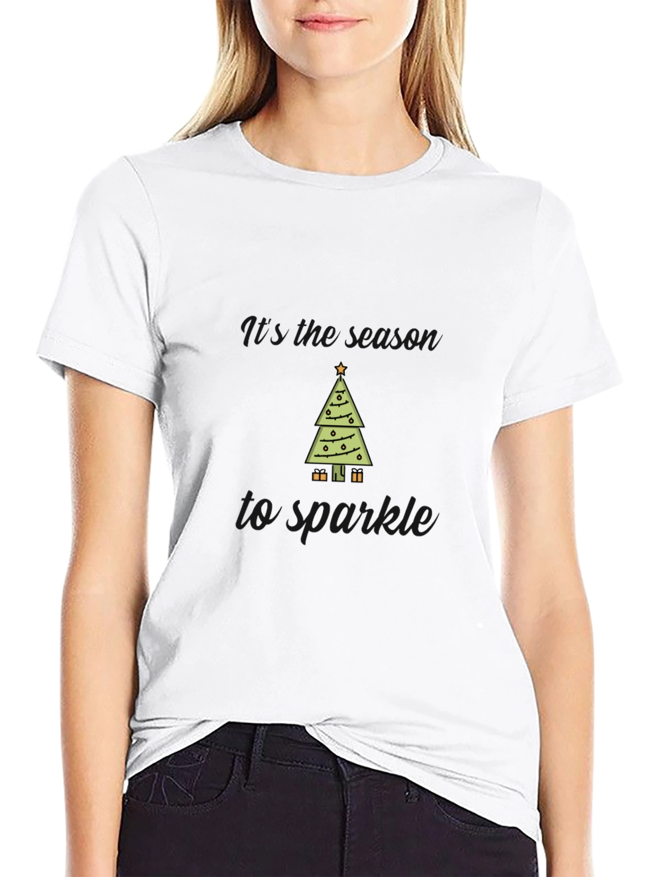 Christmas Tree Graphic T-Shirt