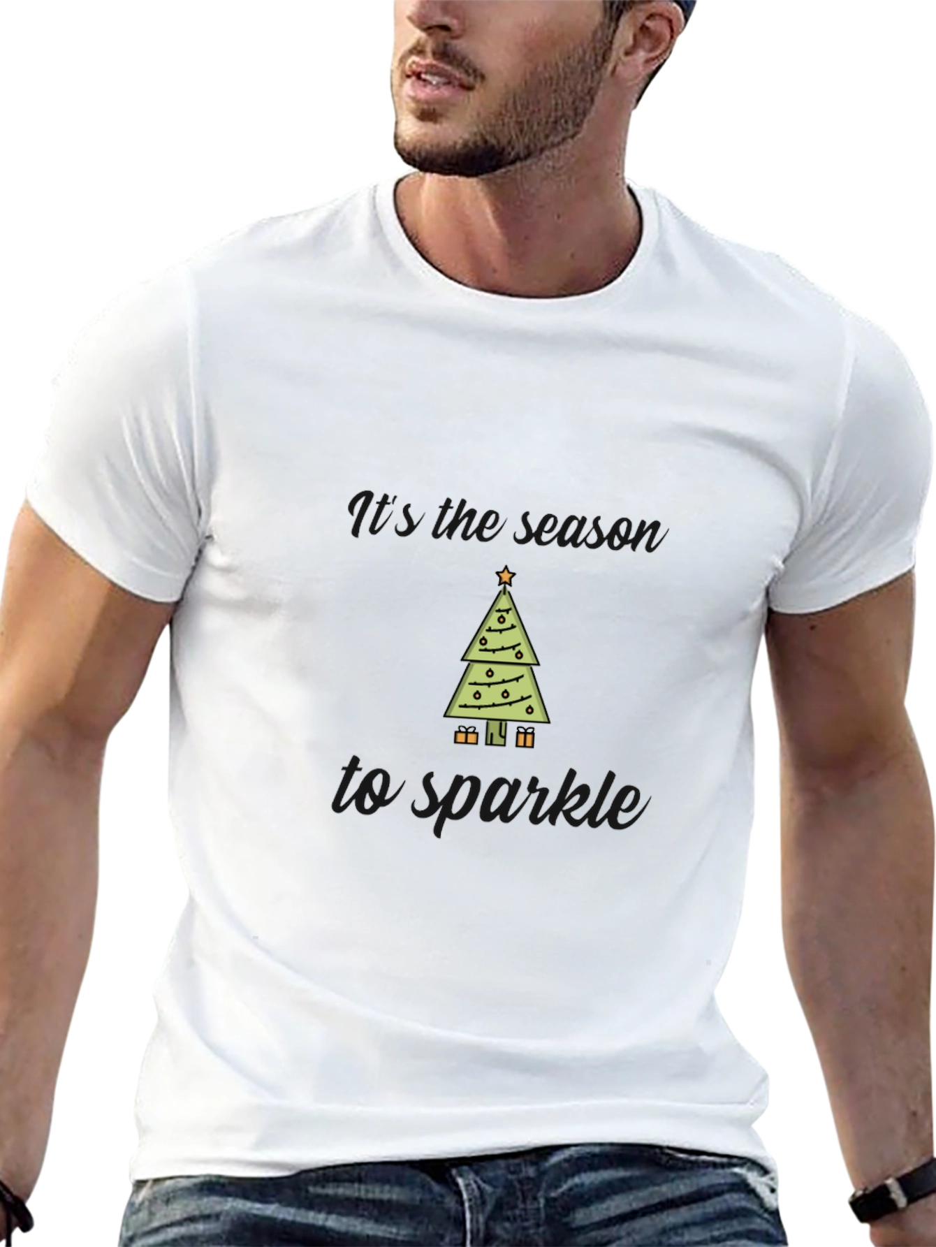 Christmas Tree Graphic T-Shirt
