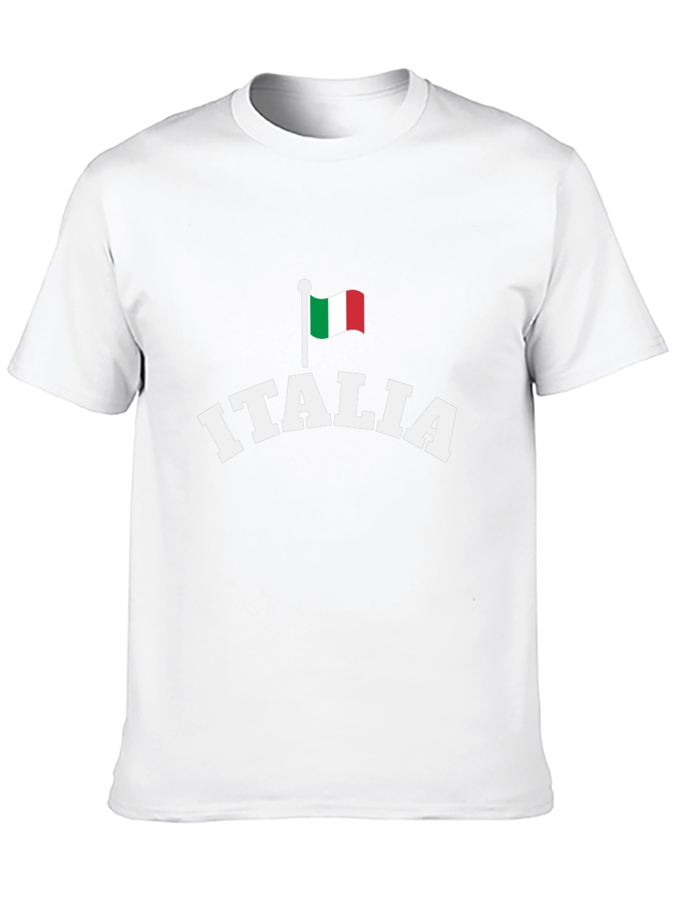 Italia Flag Graphic Tee - Black Italian Pride T-Shirt