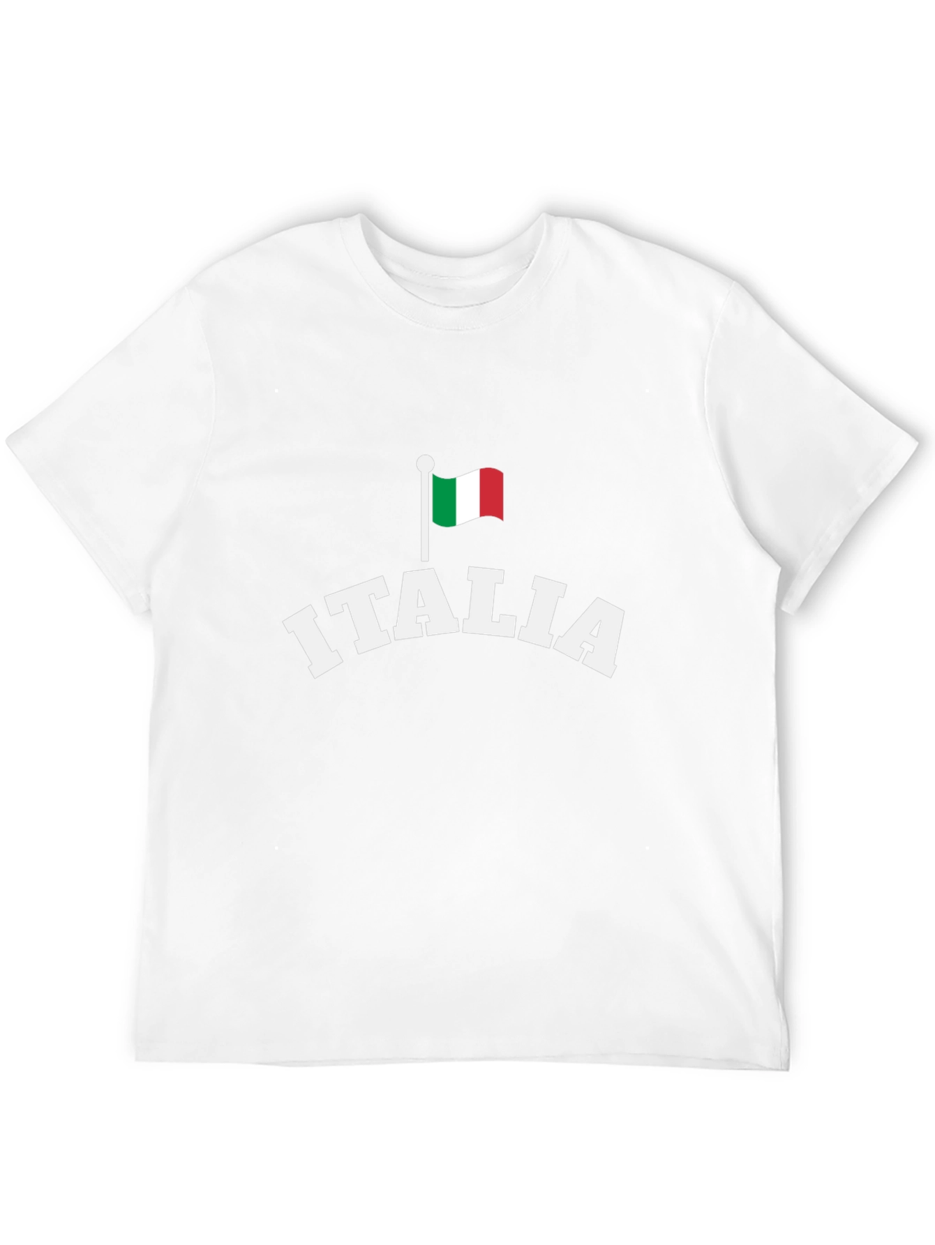 Italia Flag Graphic Tee - Black Italian Pride T-Shirt