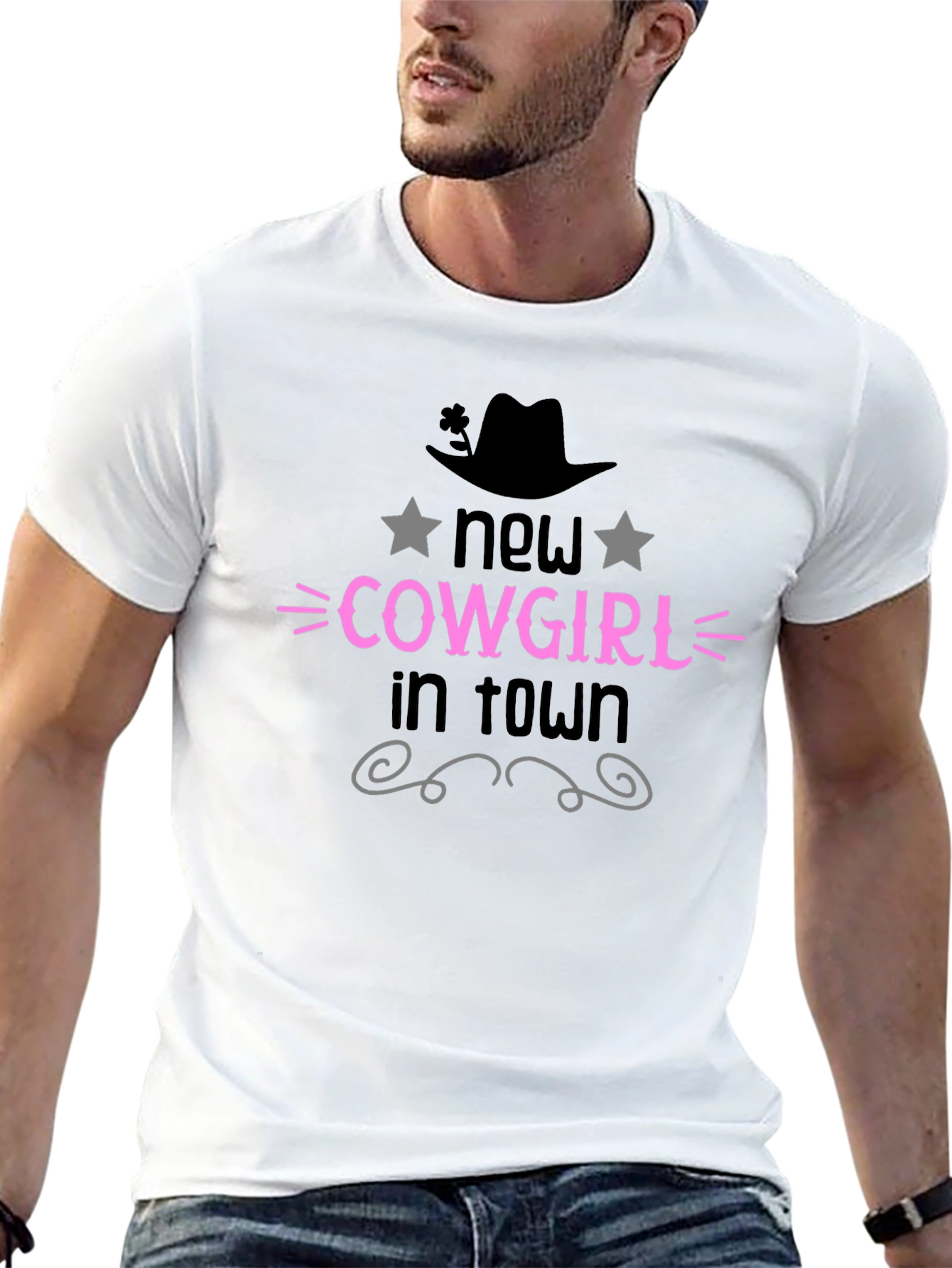 New Cowgirl in Town Tee