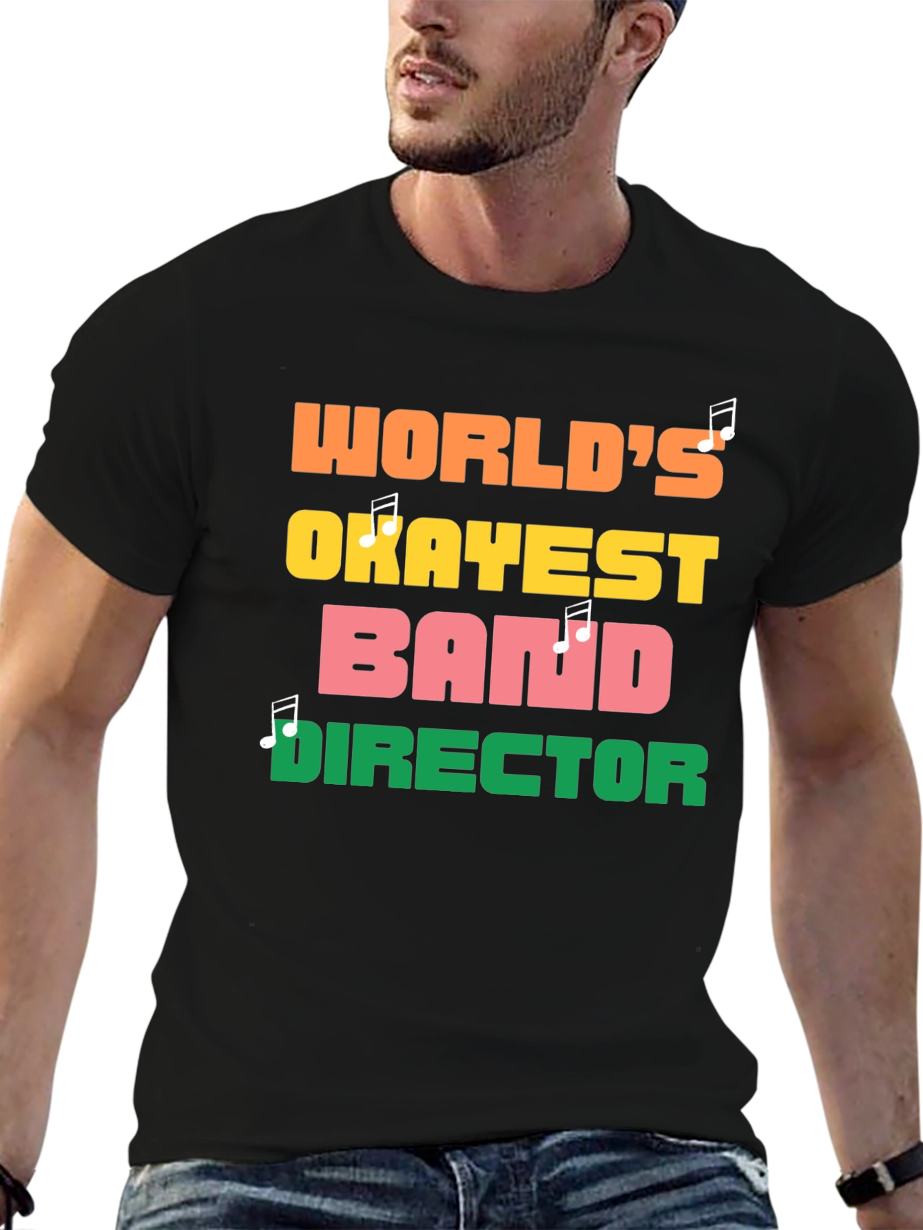 Worlds Okayest Band Director Graphic Tee
