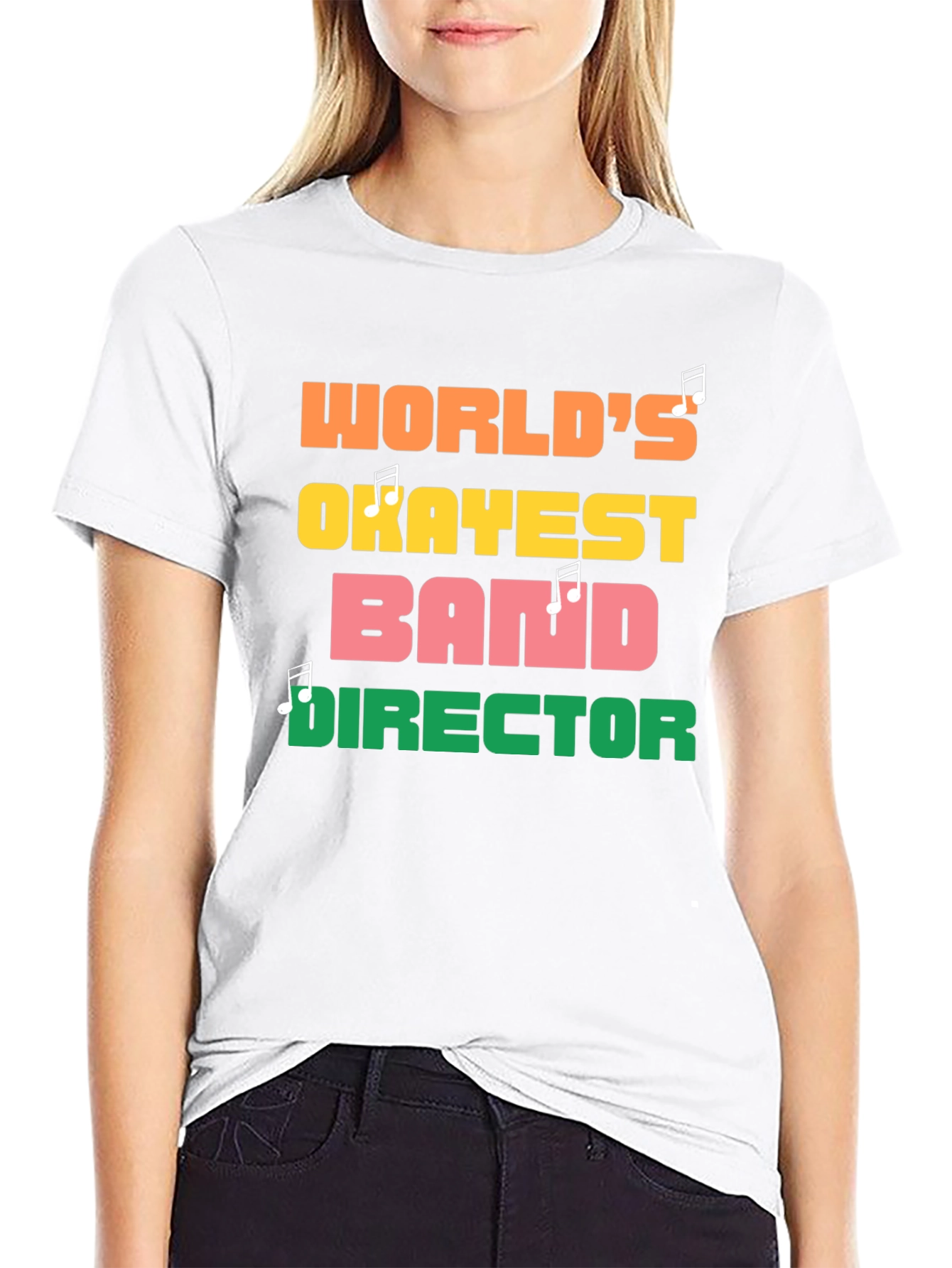 Worlds Okayest Band Director Graphic Tee