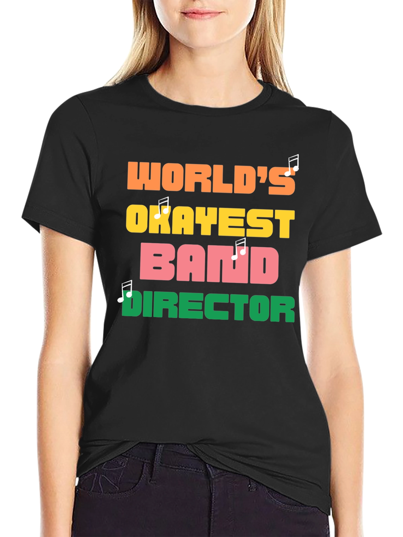 Worlds Okayest Band Director Graphic Tee