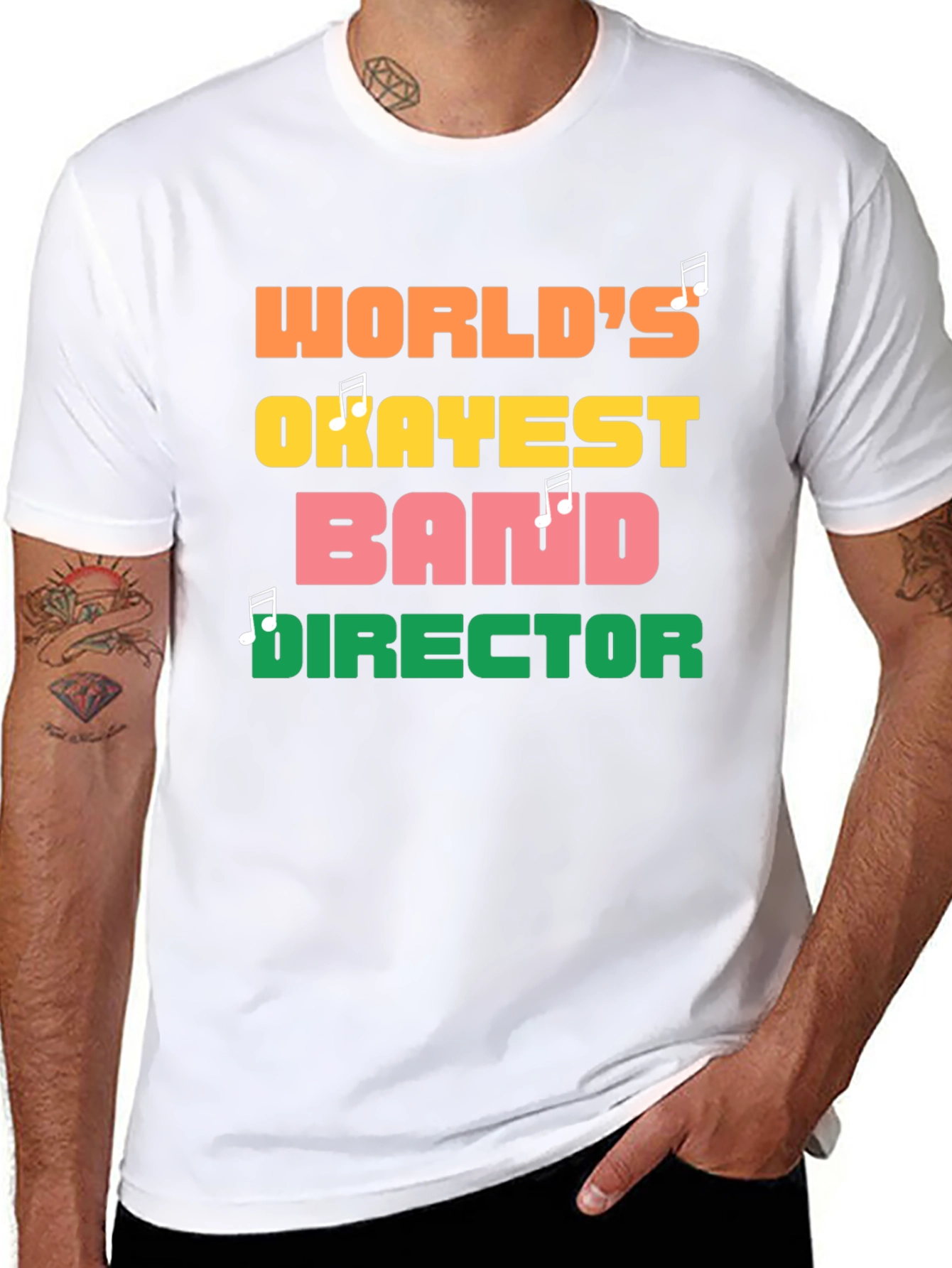Worlds Okayest Band Director Graphic Tee