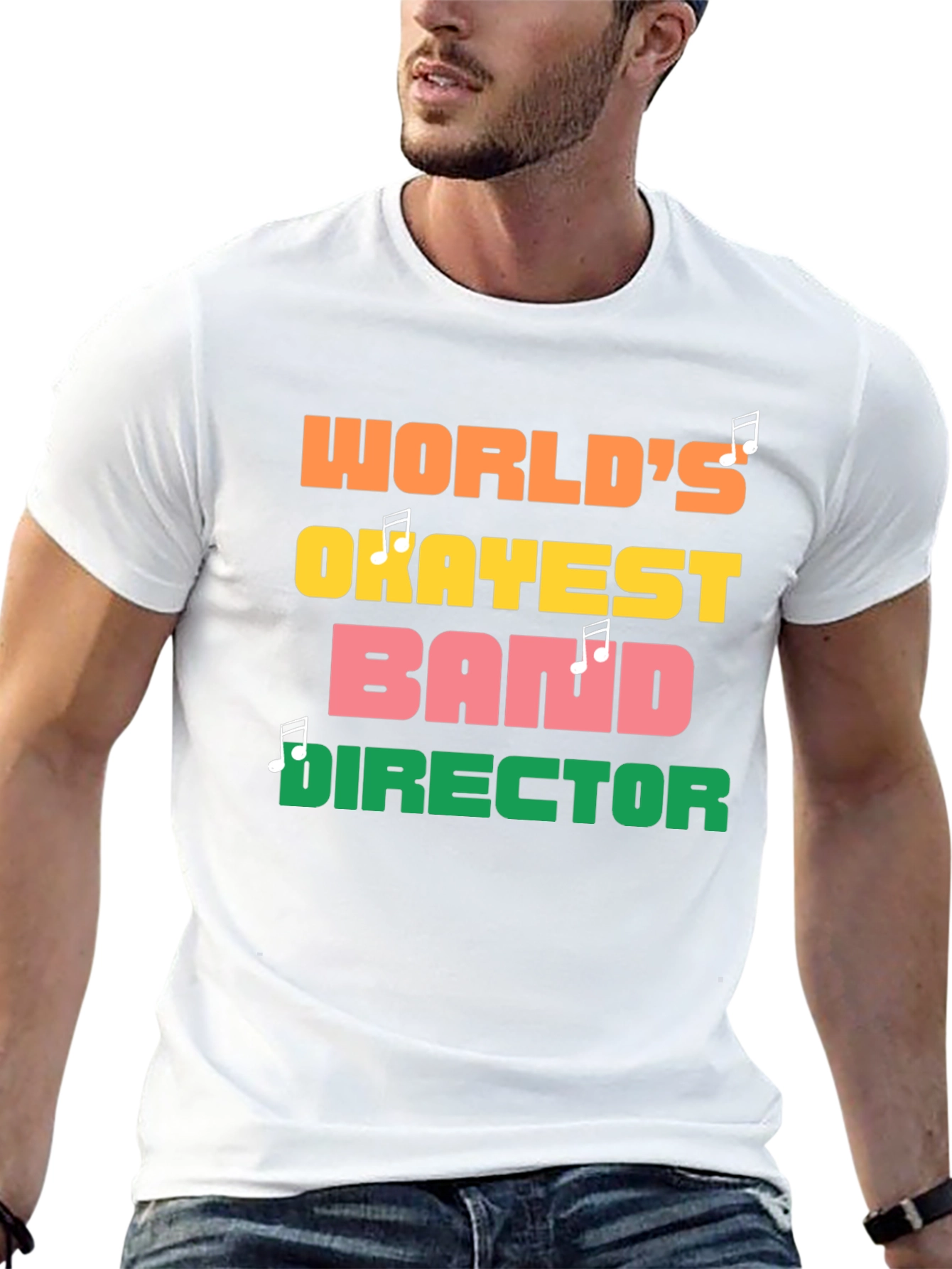 Worlds Okayest Band Director Graphic Tee