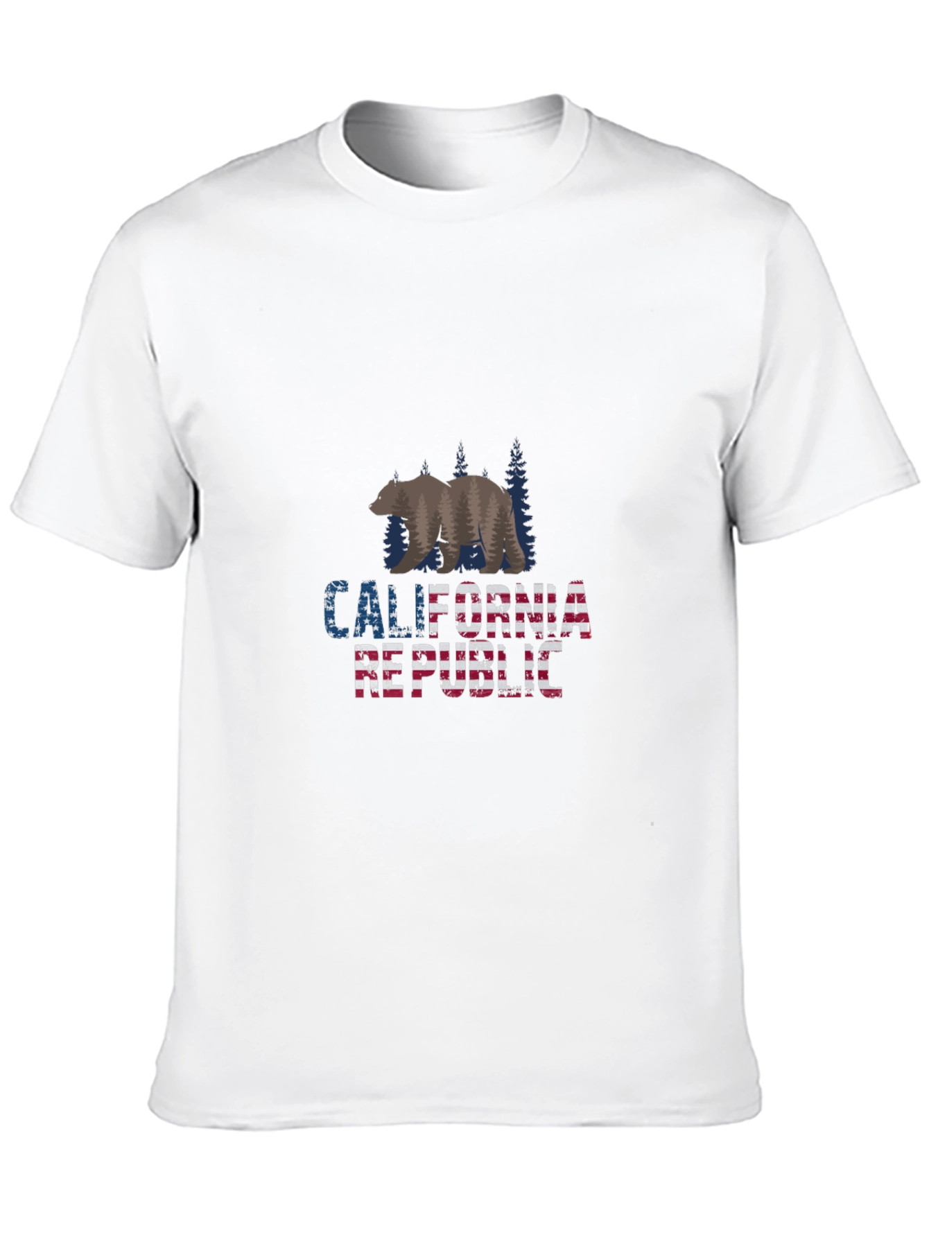 California Republic Bear T-Shirt - Black