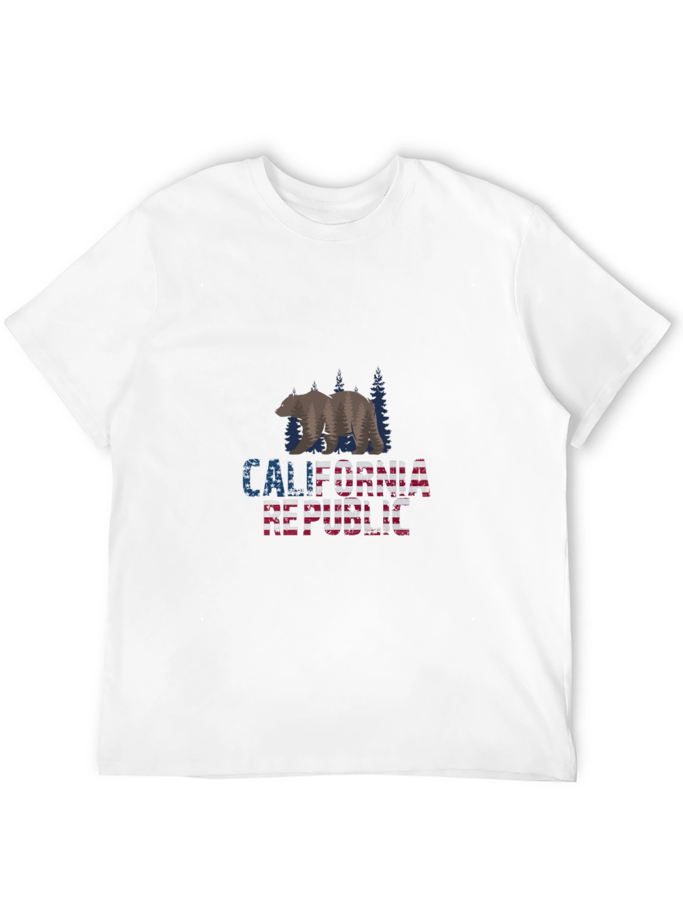 California Republic Bear T-Shirt - Black