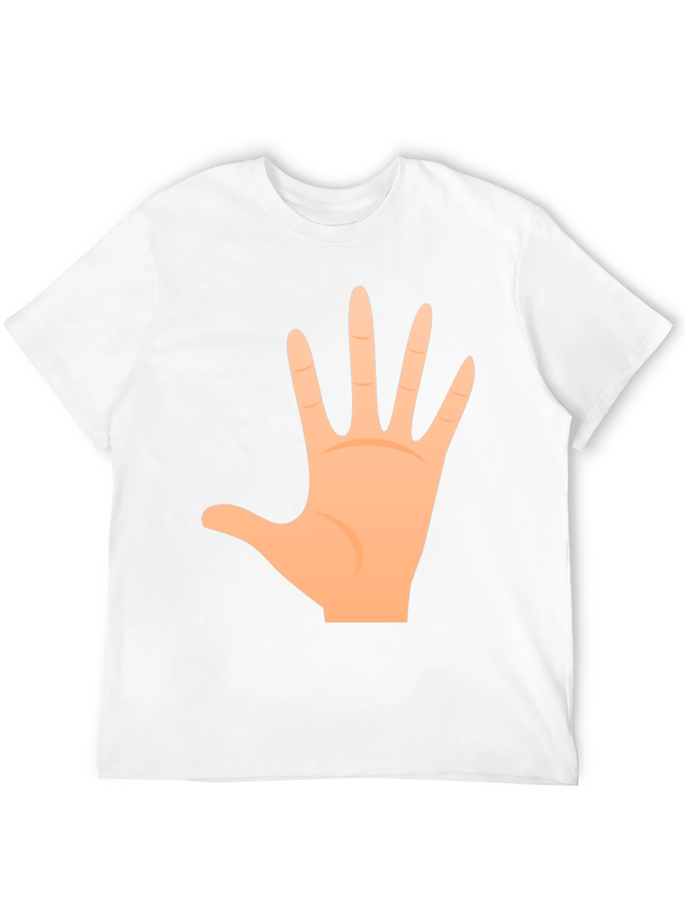 Open Hand Graphic Tee - Casual Black T-Shirt