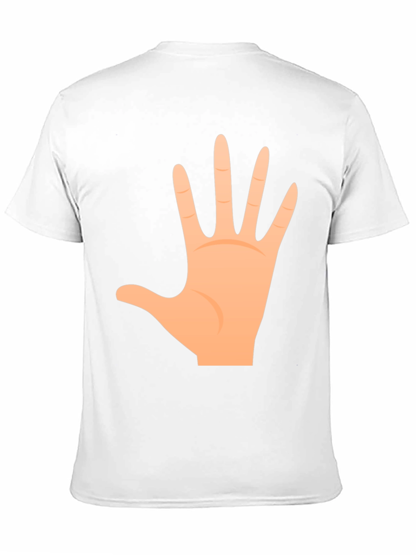 Open Hand Graphic Tee - Casual Black T-Shirt