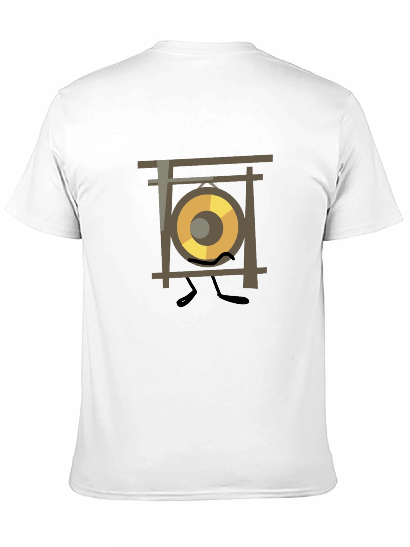 Gong Character Graphic Tee - Unique Music Lover Shirt