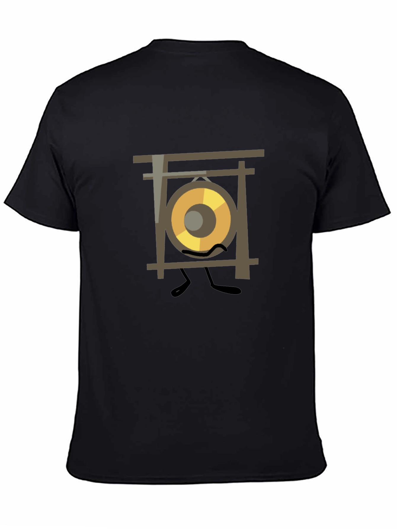 Gong Character Graphic Tee - Unique Music Lover Shirt